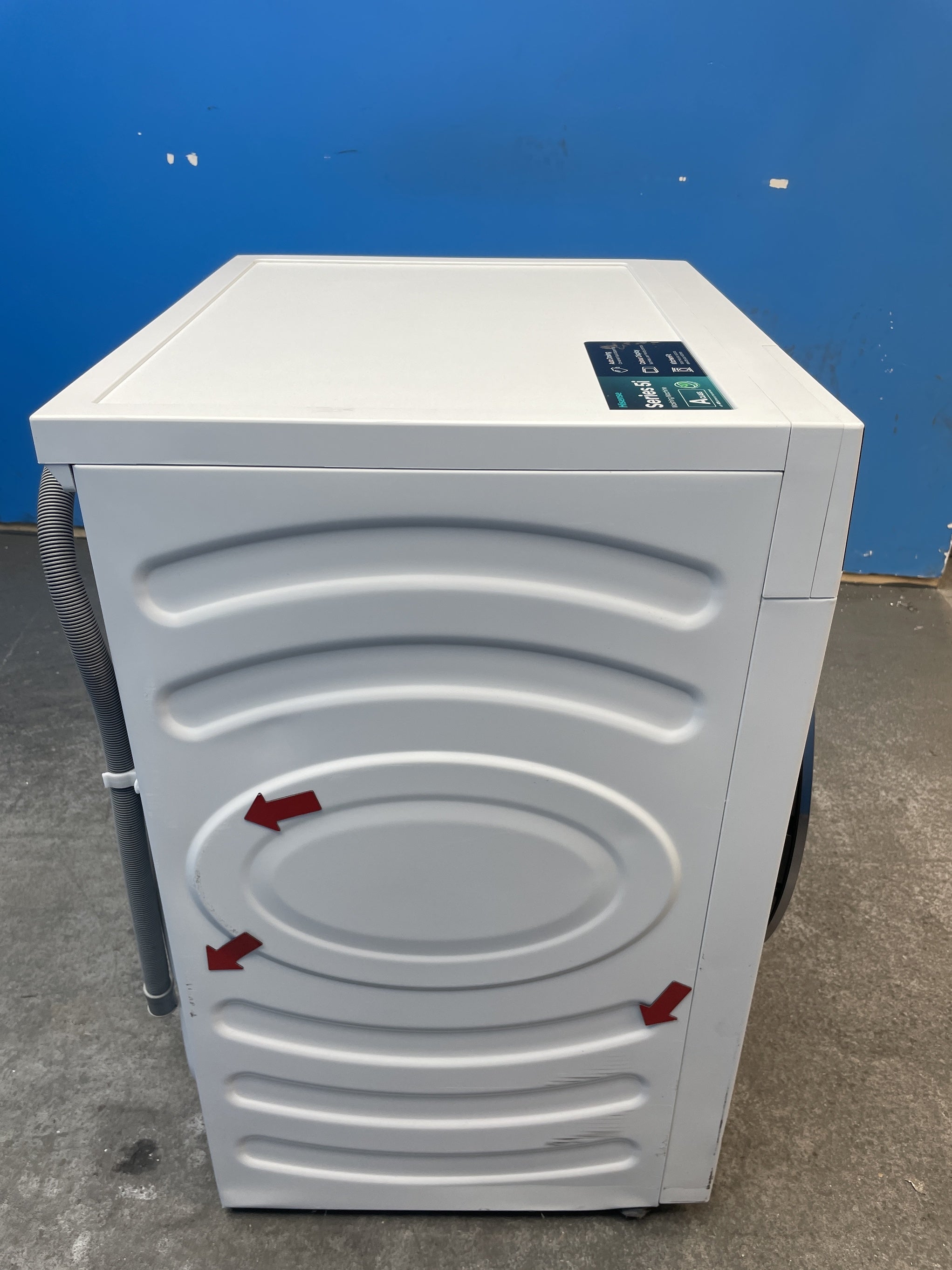 #GRC-163-178 - Hisense WF5I1045BWQ KitchenFit 5i 10.5 kg WiFi Washing Machine