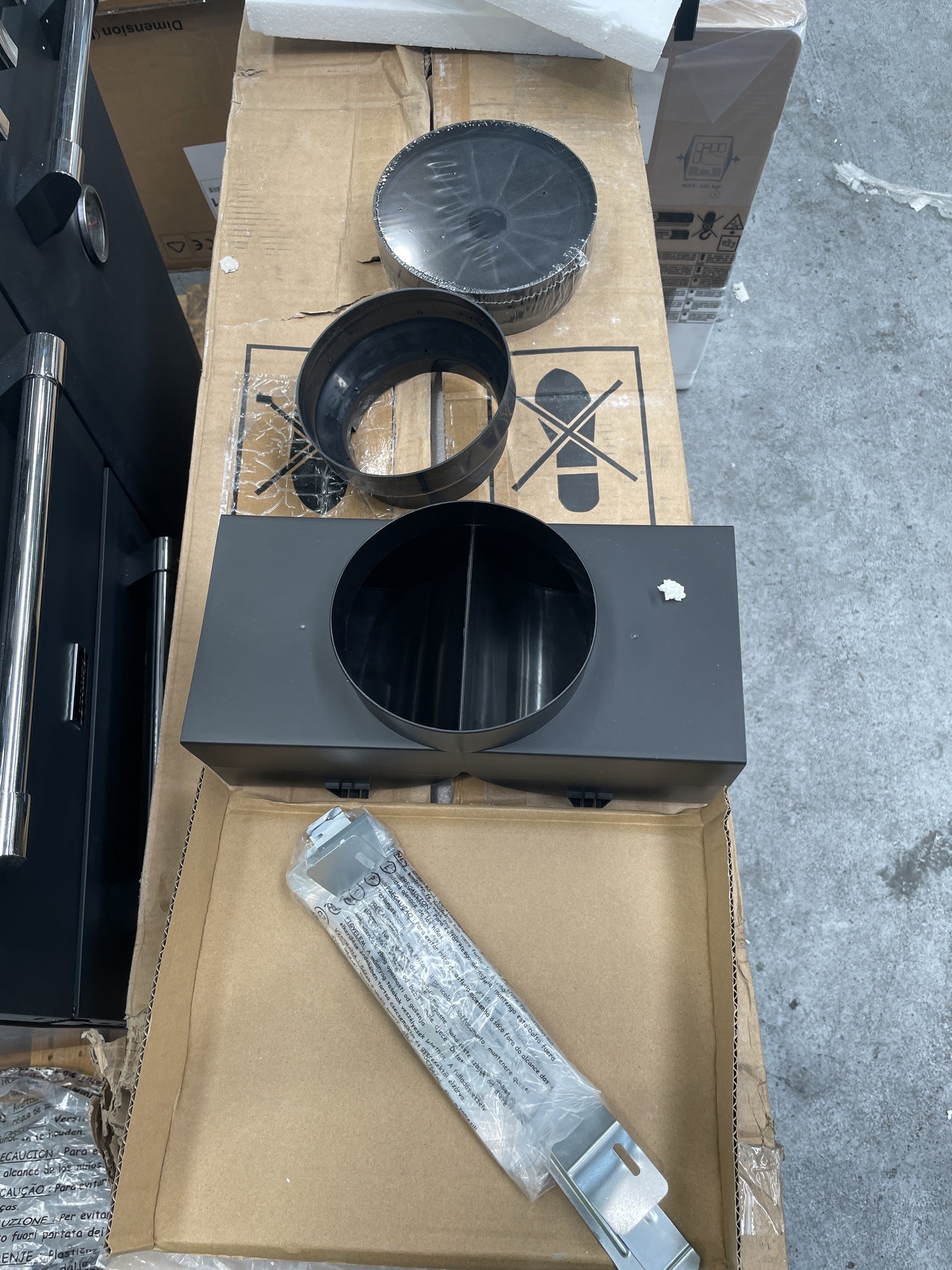 #GRC-160-157 - Hoover HTS9CBH3X 90cm Box Chimney Cooker Hood
