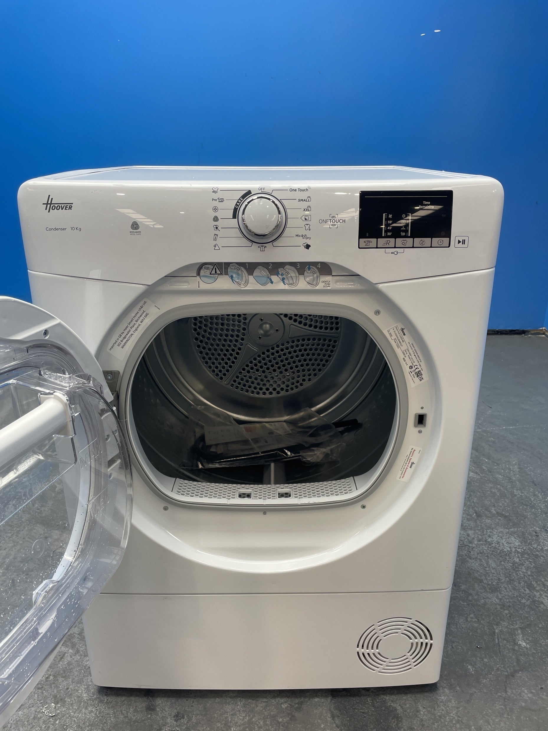 #GRC-162-560 - Hoover H-DRY 300 HLE C10DE-80 10kg Condenser Tumble Dryer