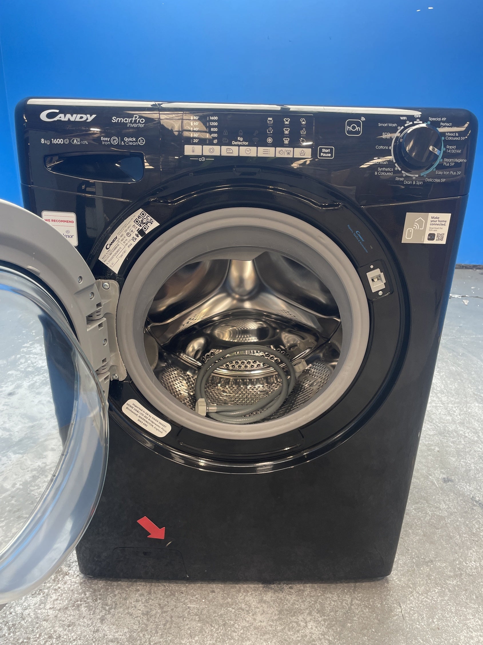 #GRC-159-219 - Candy Smart Pro CSO 686TWMBB6-80 8kg 1600 Spin Washing Machine