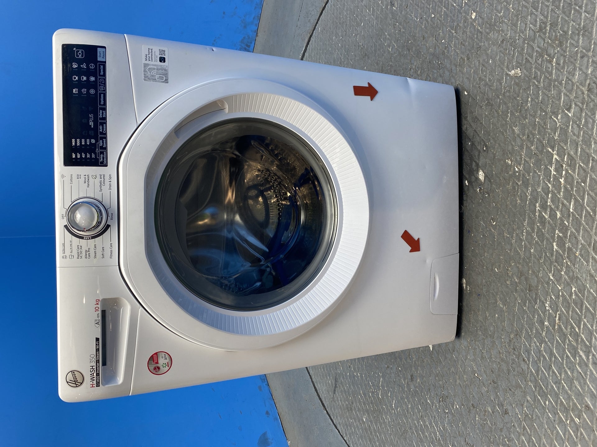 Hoover H3WPS4106TM6 10kg 1400 Spin Washing Machine