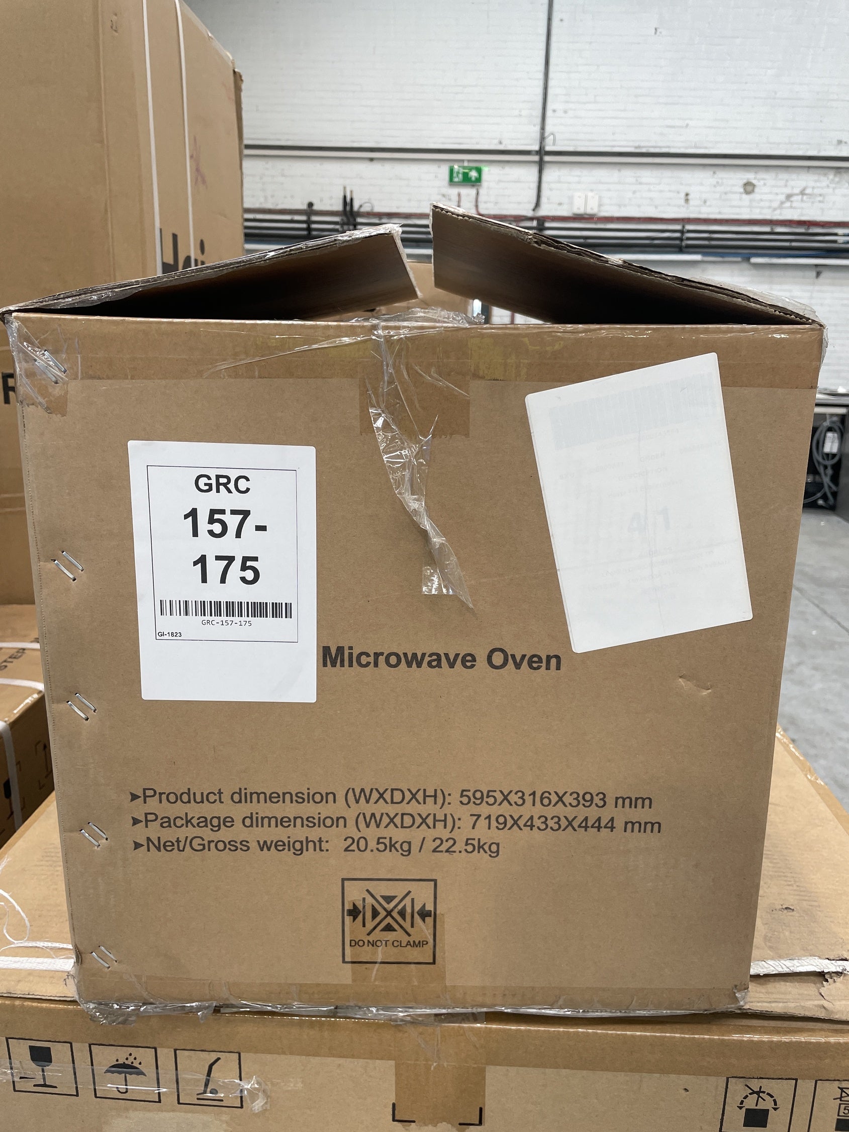 #GRC-157-175 - Hoover HO38SC3BF7XK Built-in Compact Microwave with Grill
