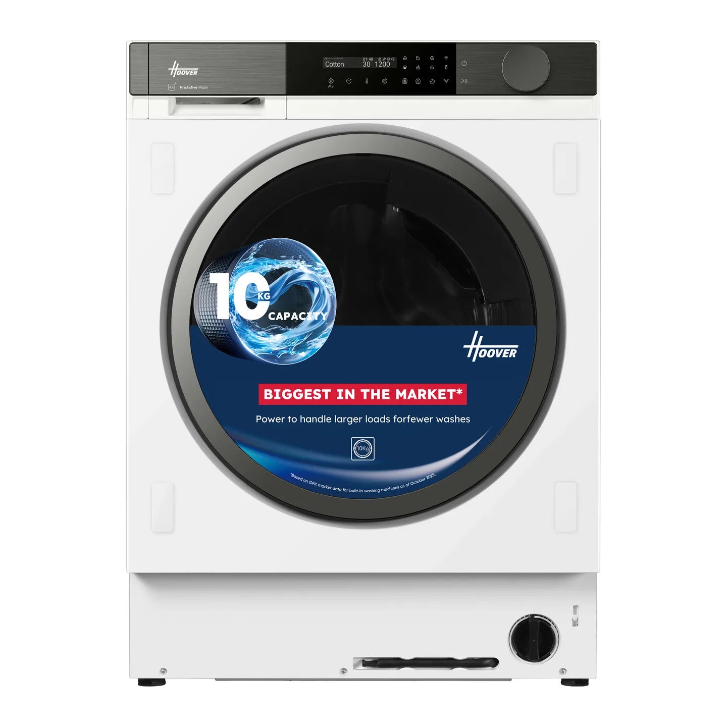 Hoover H-WASH 600 HBSI 410CIL8U-80 10kg 1400rpm Integrated Washing Machine – Renew 2 U