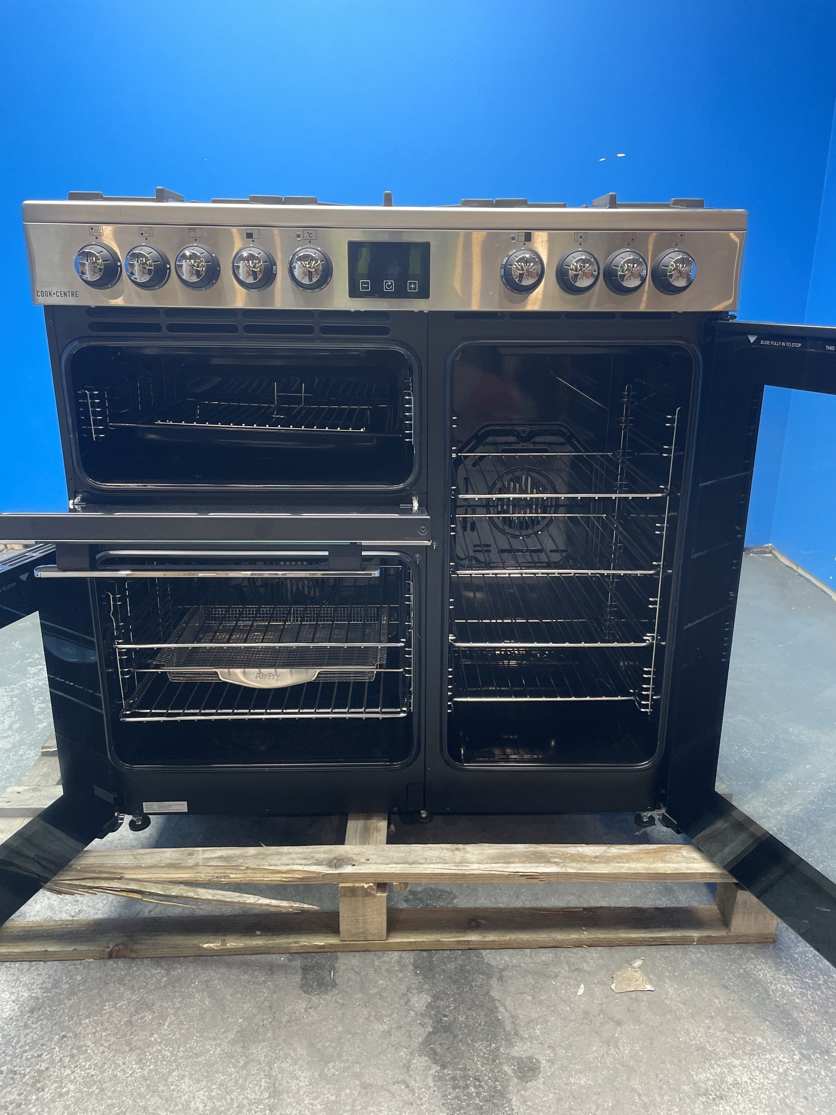 #GRC-159-421 - Belling Cookcentre 90DF 90cm Dual Fuel Range Cooker
