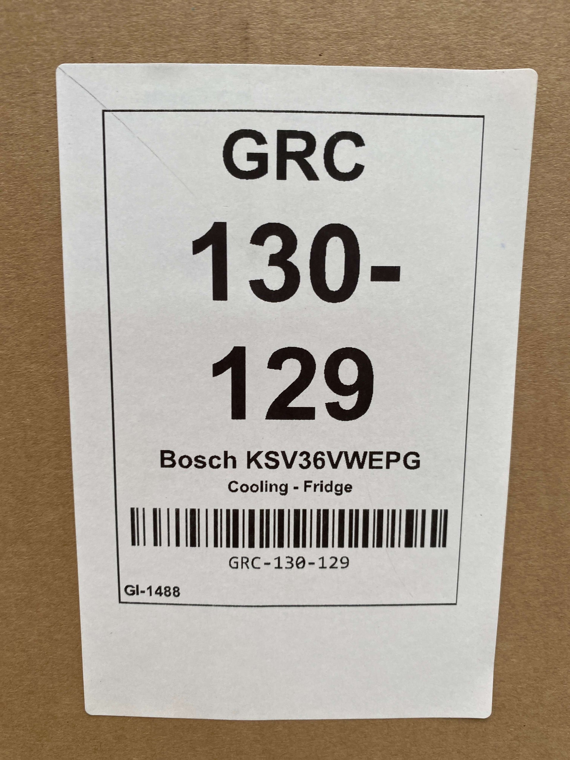 Bosch KSV36VWEPG Series 4 346L Tall Larder Fridge