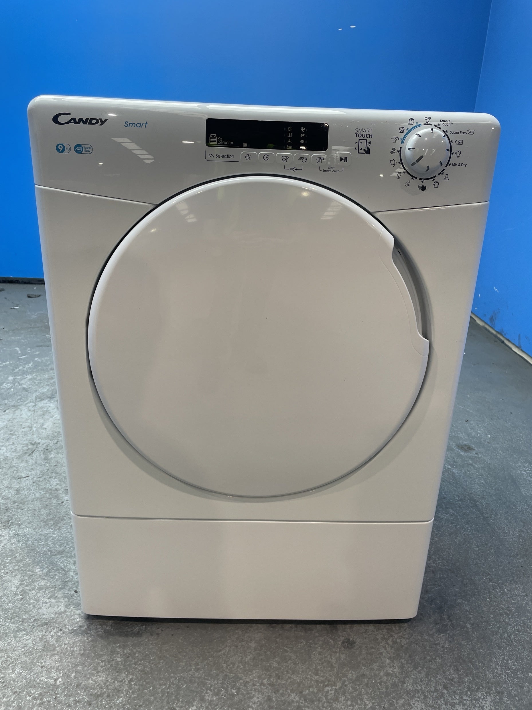 #GRC-158-380 - Candy CSE V9DF-80 9kg Vented Smart Tumble Dryer
