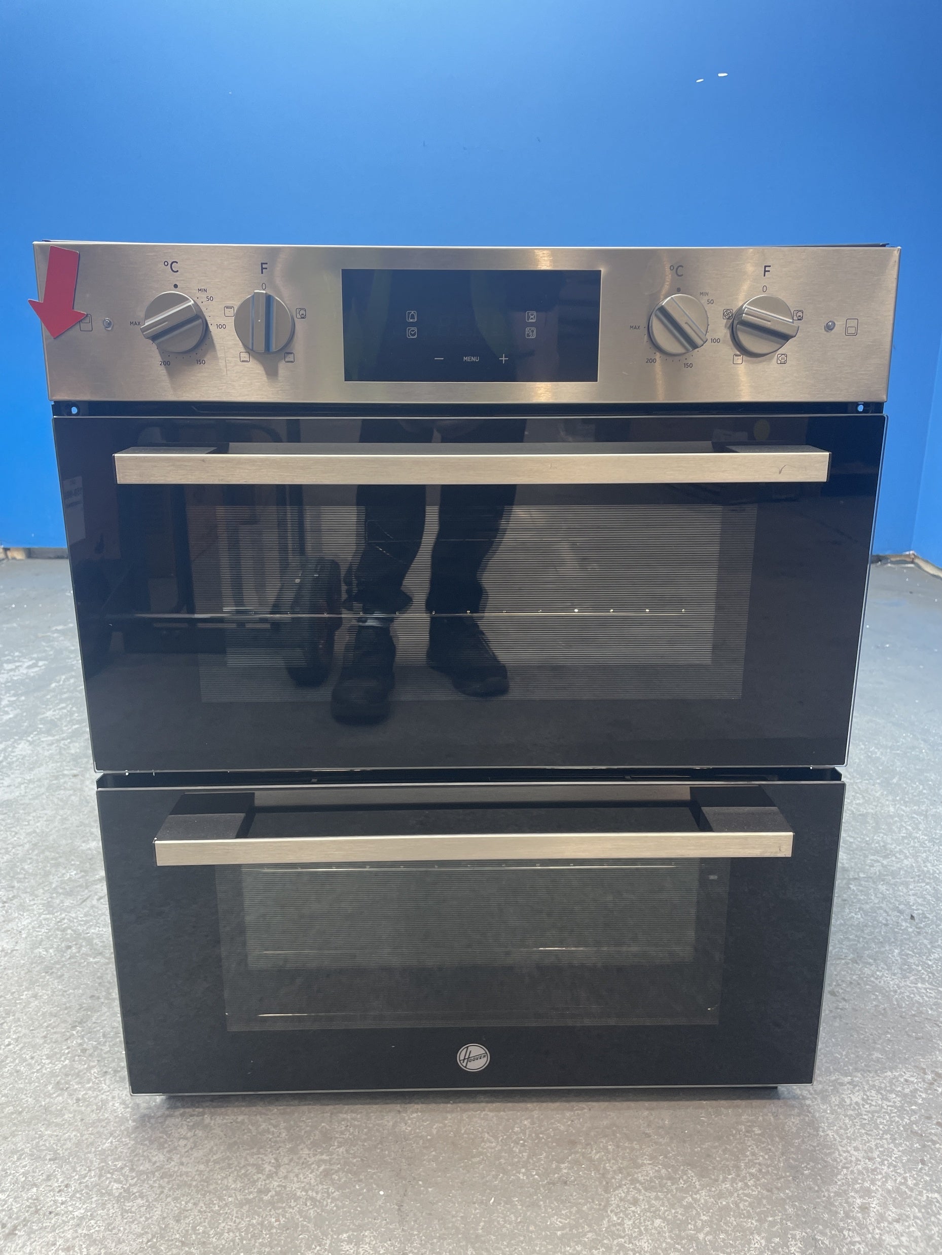 #GRC-158-668 - Hoover H-OVEN 300 60cm Electric Double Oven – 86L Capacity, Self-Cleaning