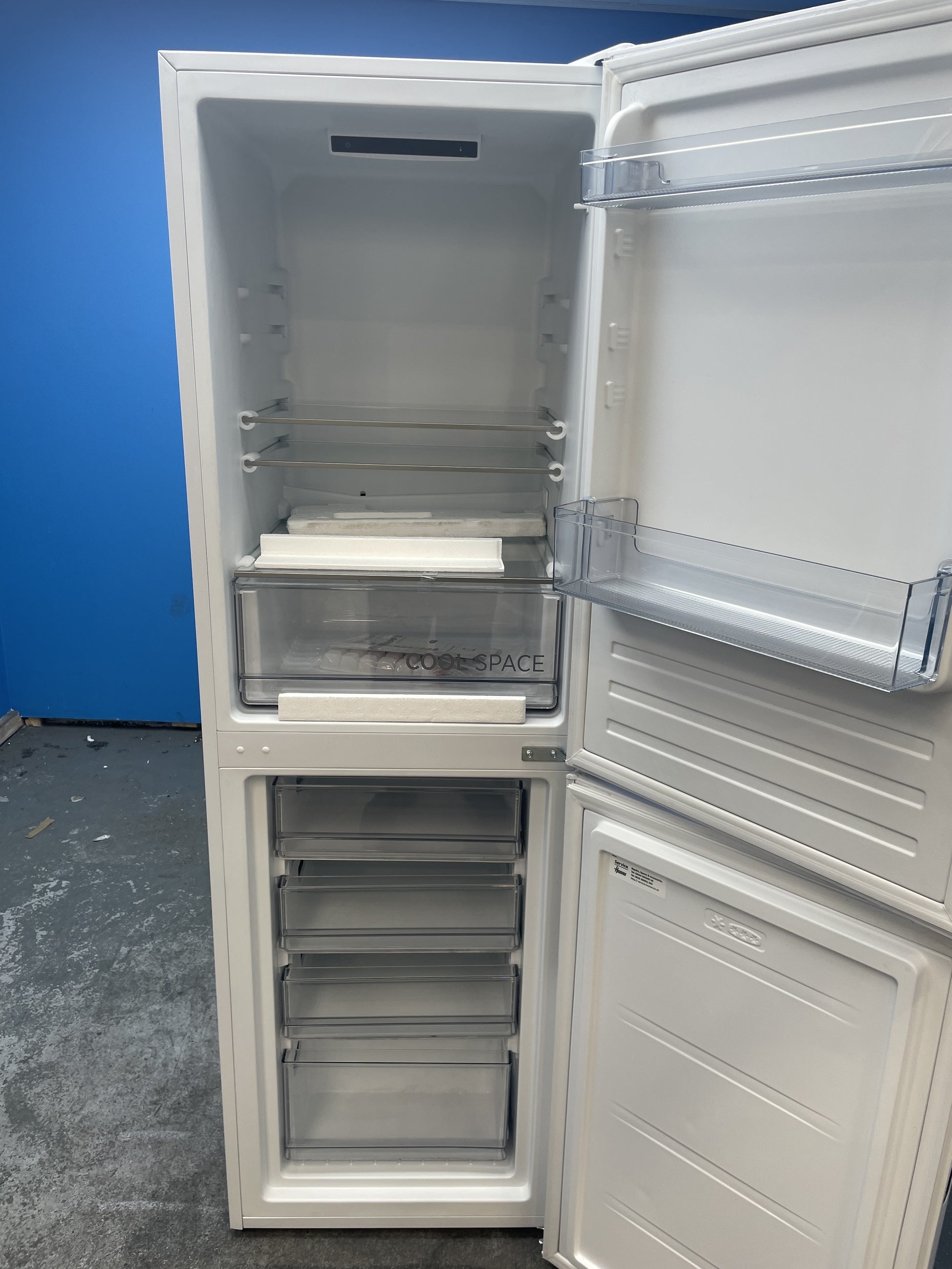 #GRC-158-478 - Hoover HOCT3L517EWK 252 Litre Combi Fridge Freezer
