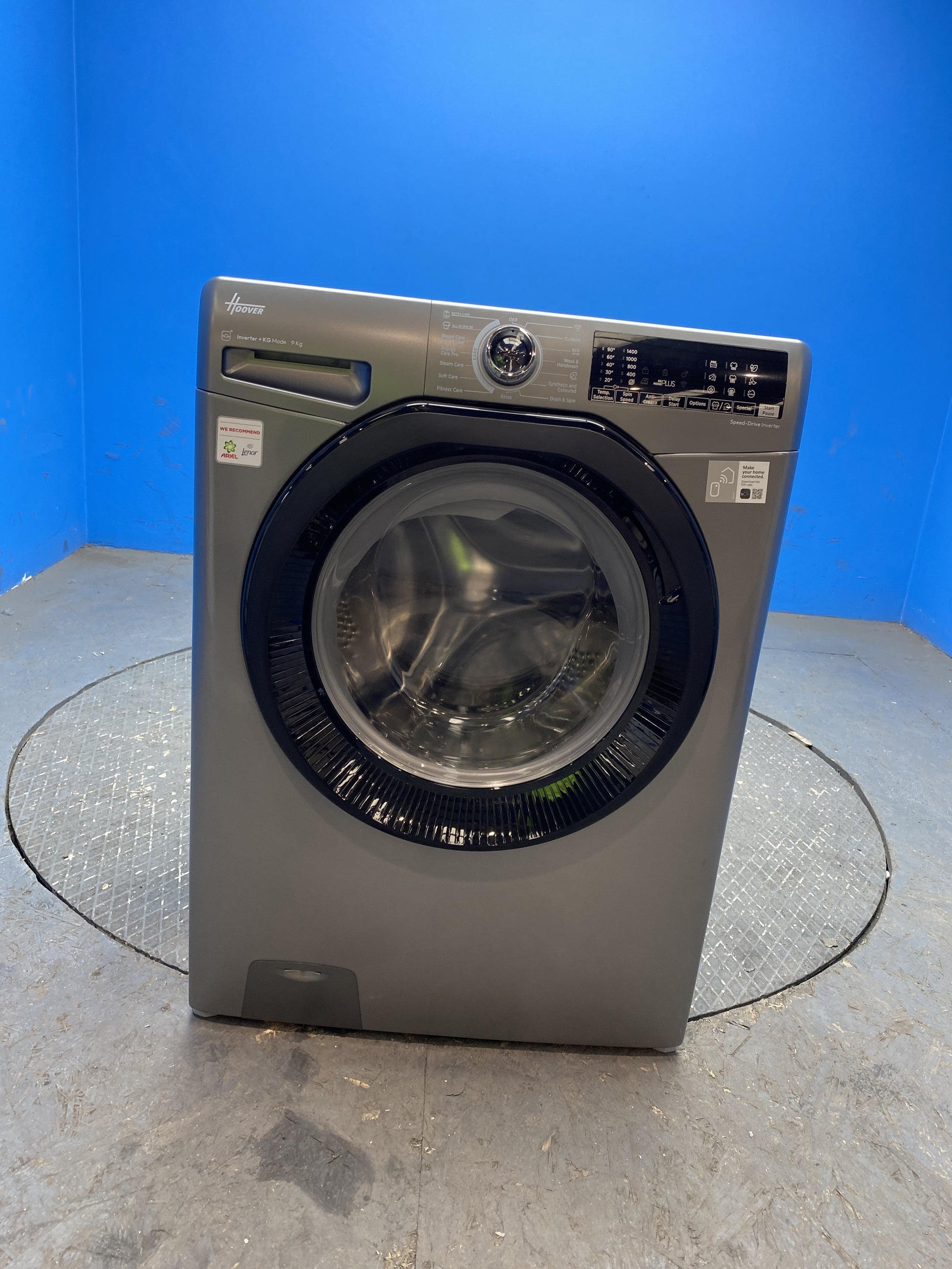 #GRC-145-072 - Hoover H3WPS496TAMBR680 9kg 1400 Spin Washing Machine