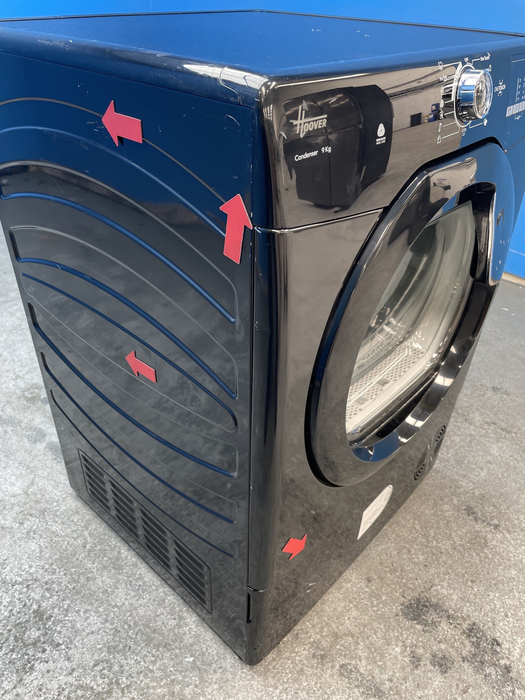 #GRC-157-670 - Hoover H-DRY 300 HLE C9DGB 9kg Condenser Tumble Dryer