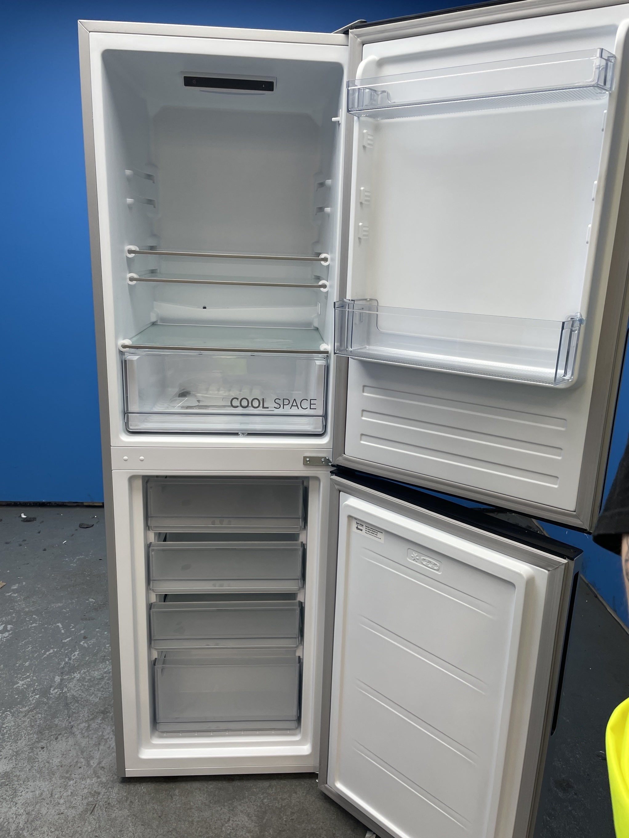 #GRC-157-901 - Hoover HOCT3L517ESK 252 Litre Combi Fridge Freezer