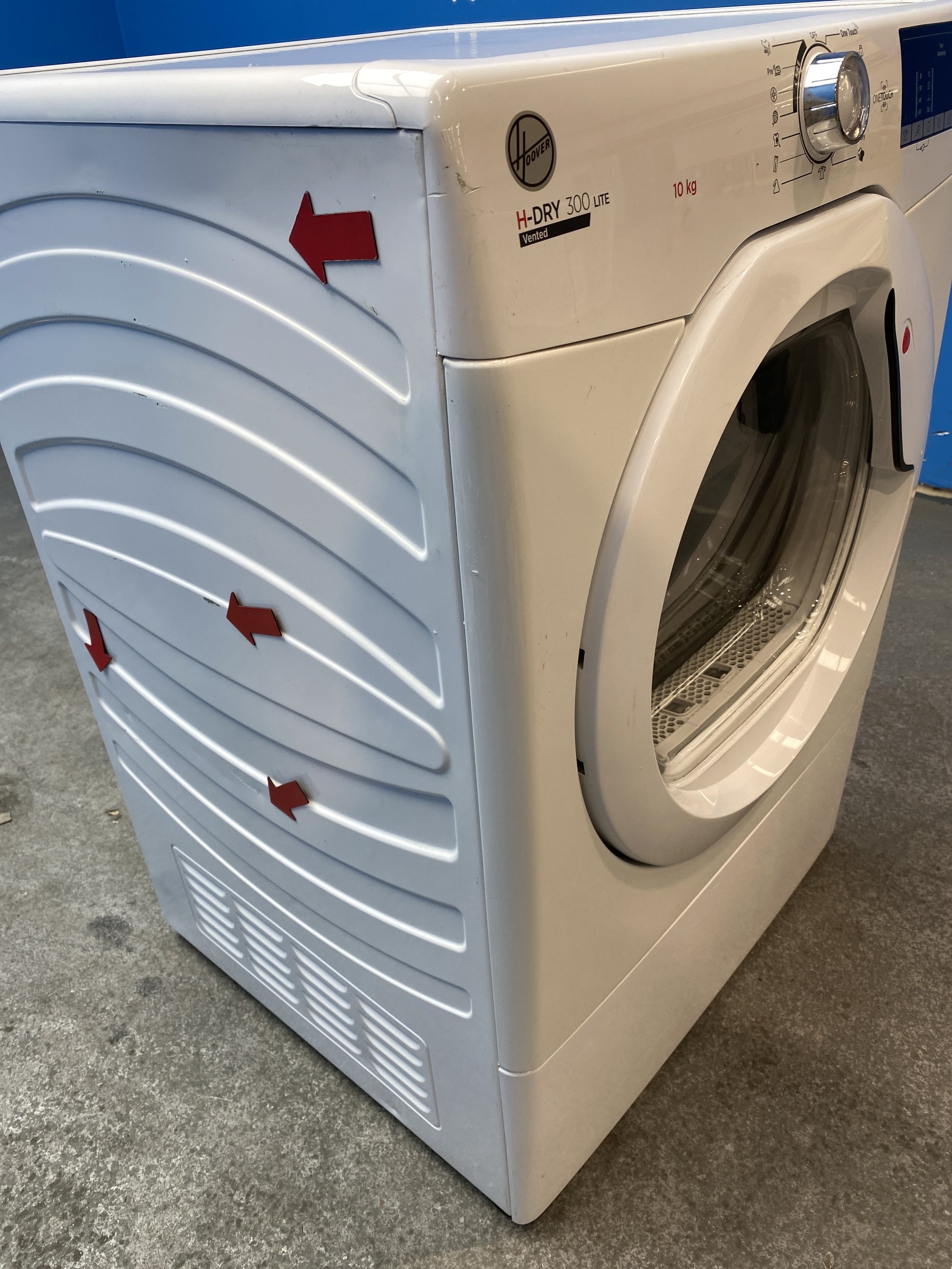 #GRC-157-675 - Hoover HLE V10DG-80 10kg Vented Tumble Dryer