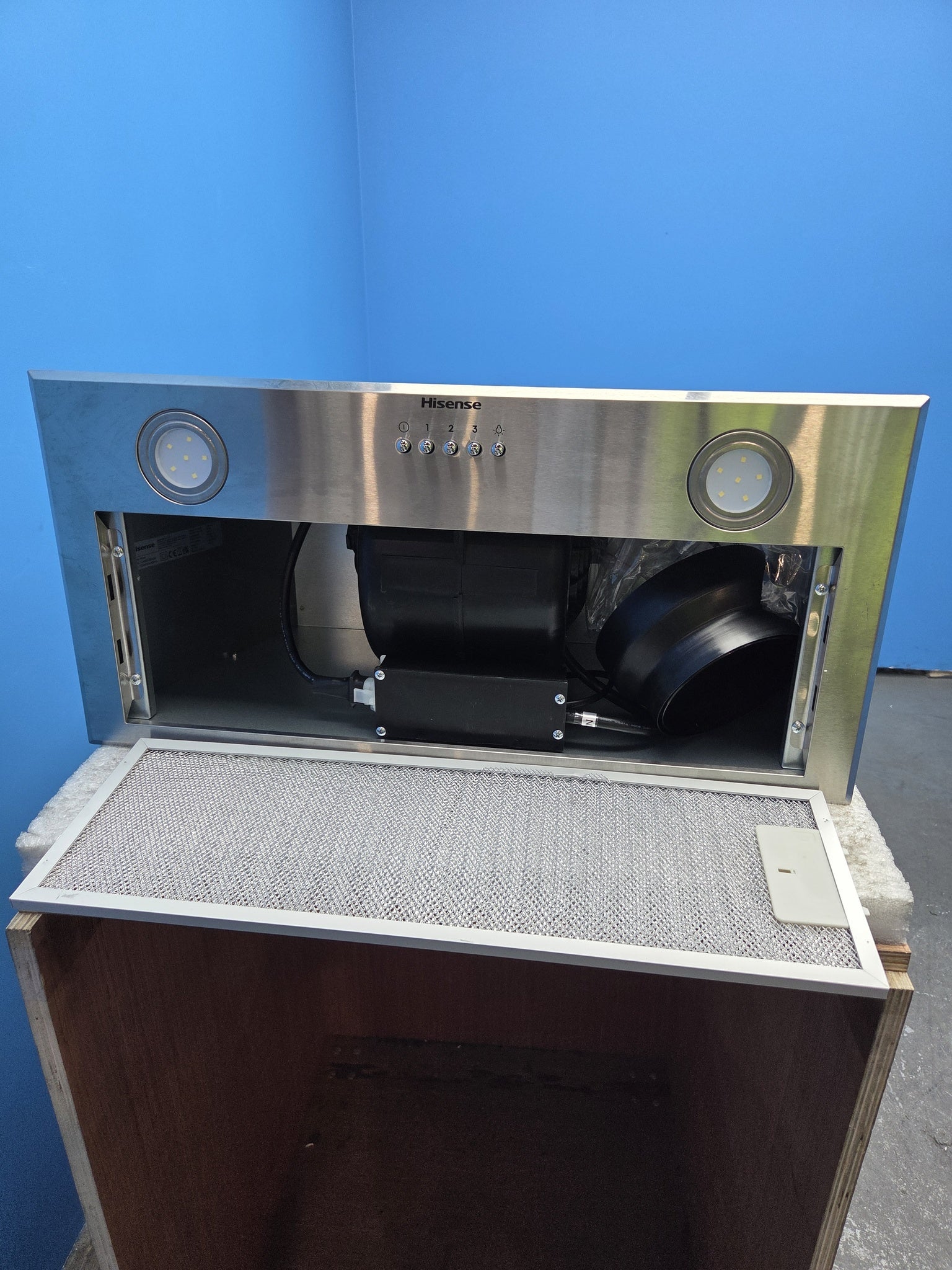 Hisense CH6BI12BXUK 60cm Canopy Cooker Hood in Stainless Steel