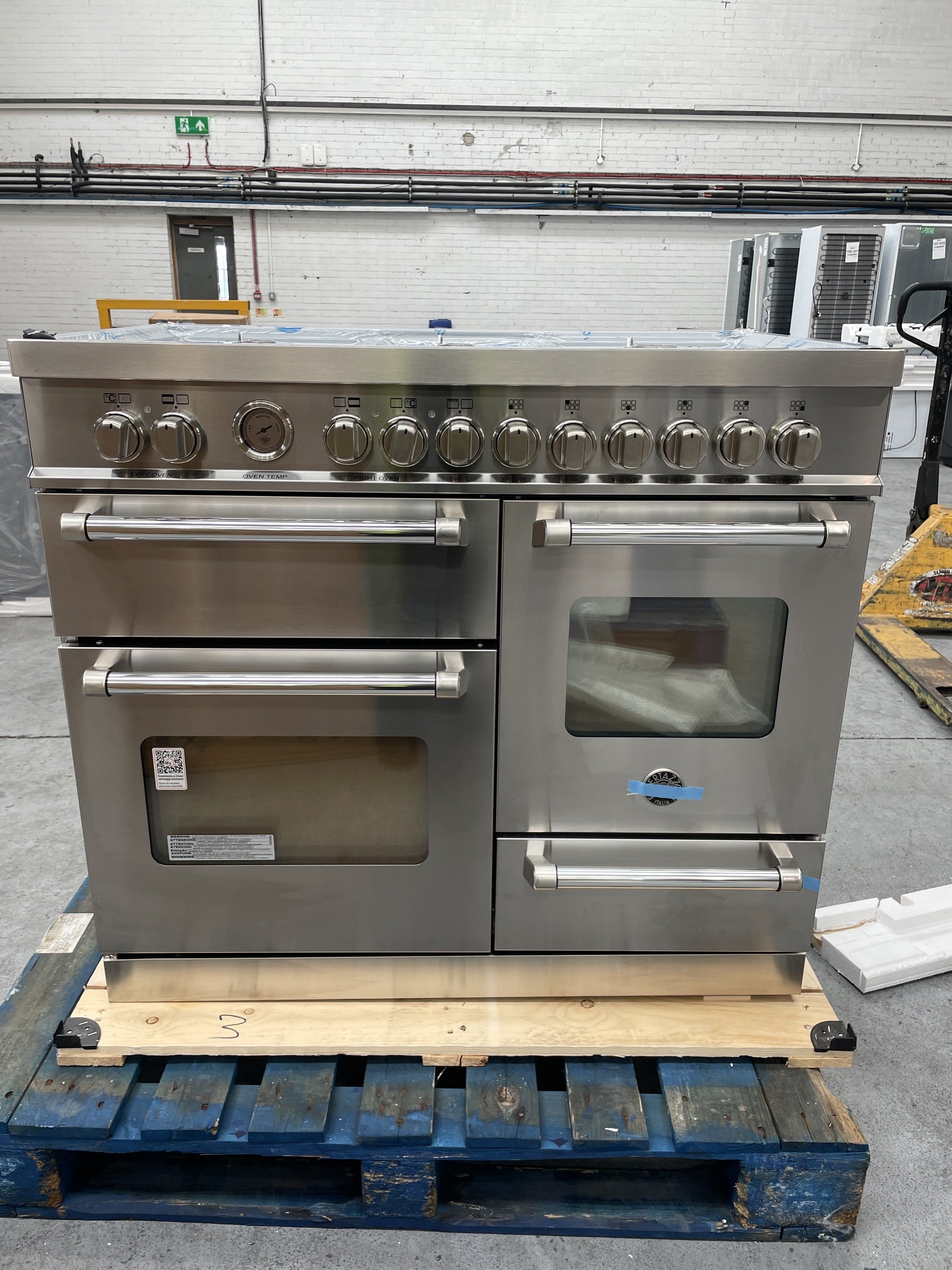 #GRC-158-692 - Bertazzoni Master Series MAS106L3EXC 100cm Dual Fuel Range Cooker