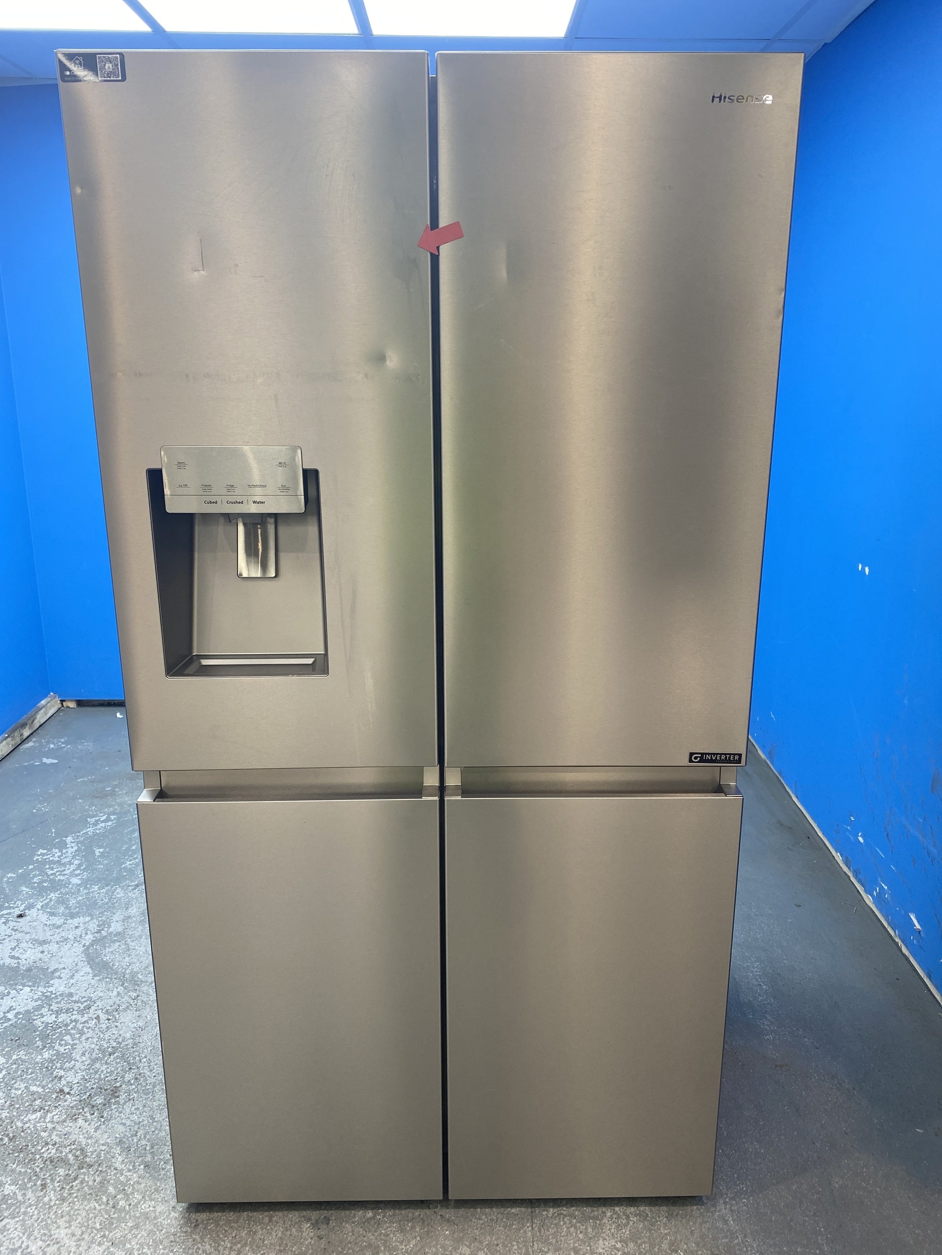 #GRC-157-234 - Hisense RQ760N4SASE 4-Door 584L American Fridge Freezer