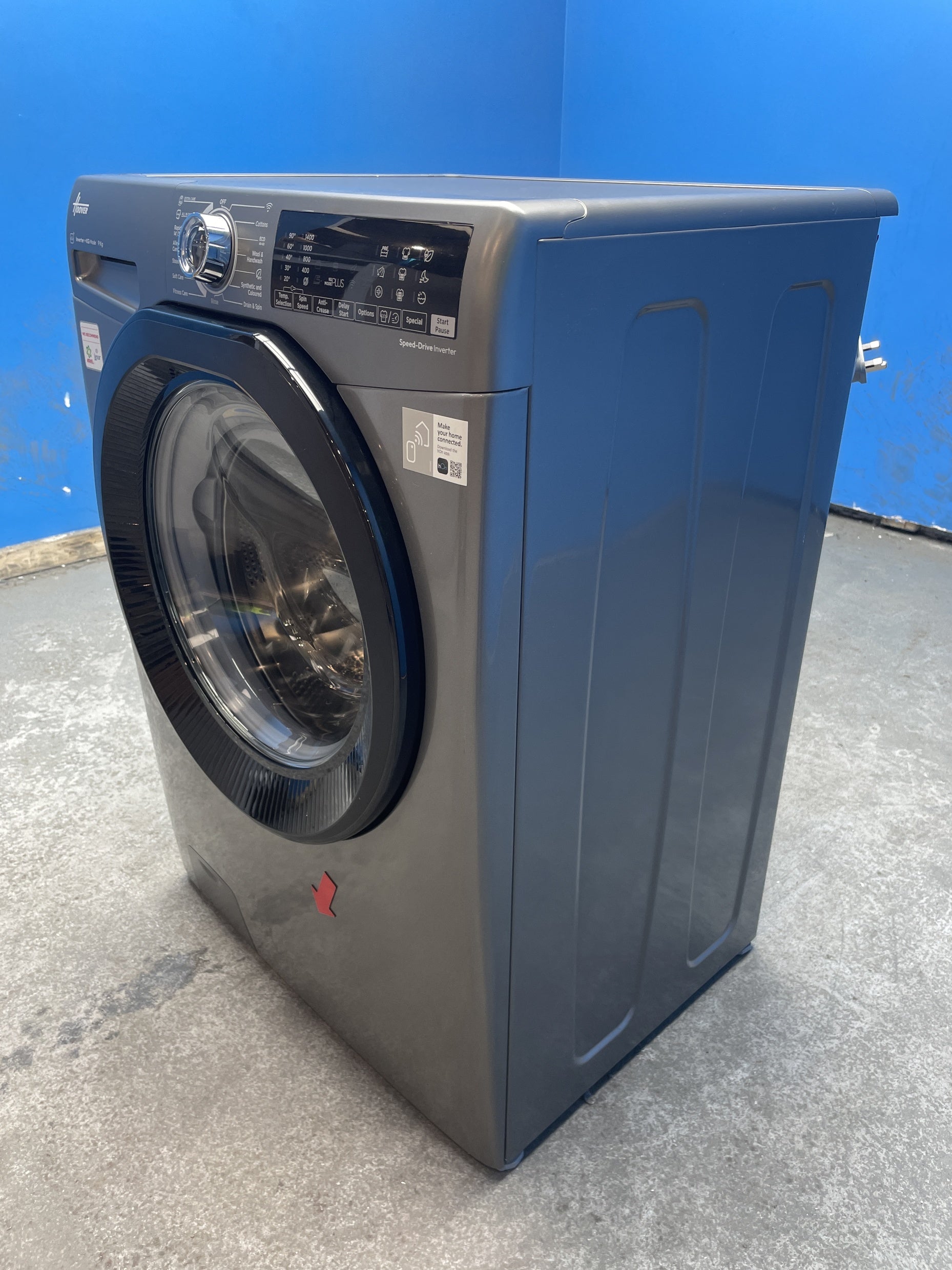 #GRC-158-378 - Hoover H3WPS496TAMBR680 9kg 1400 Spin Washing Machine