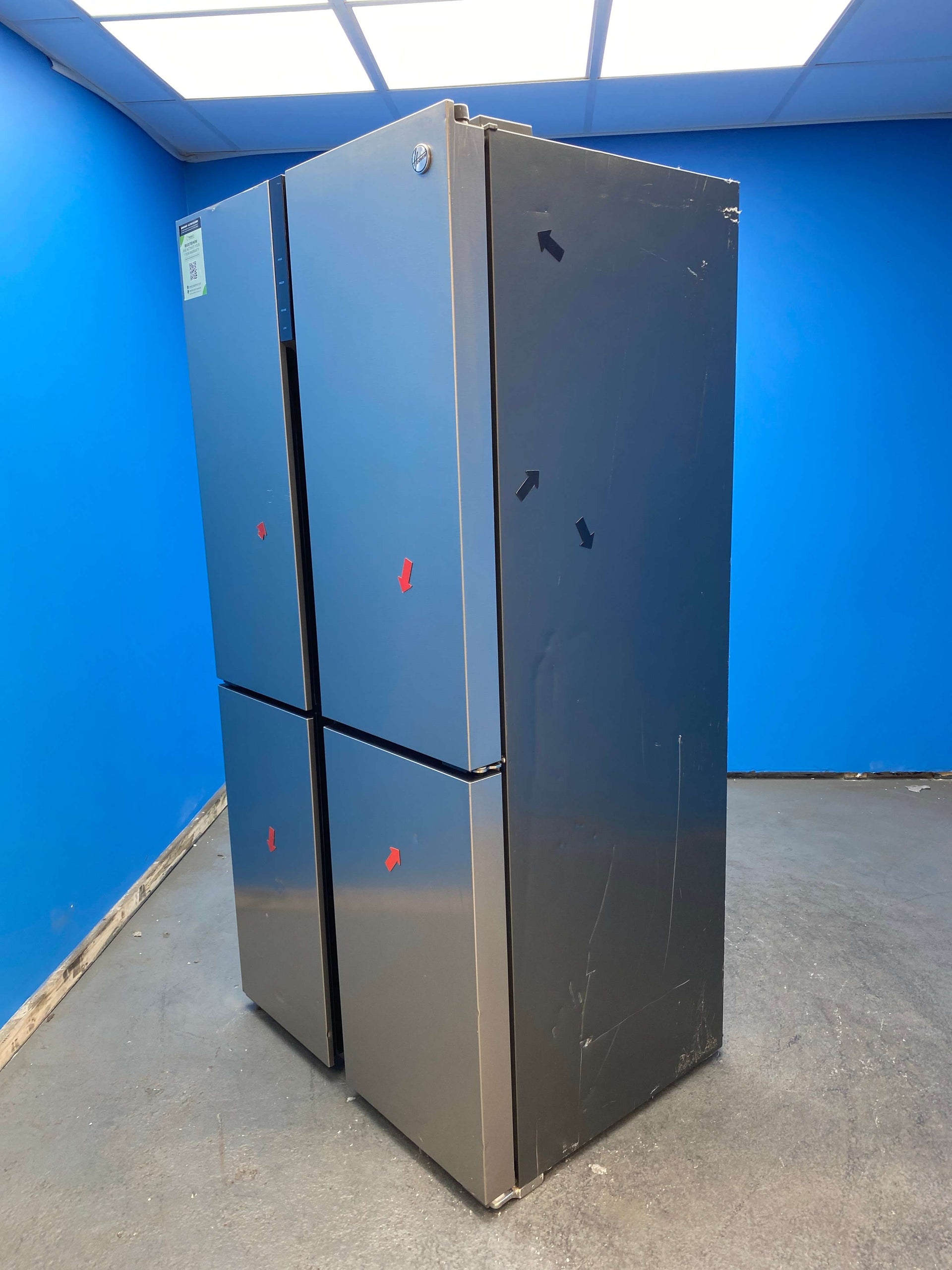 Hoover HSC918ENXK 567L No Frost American Style Fridge Freezer