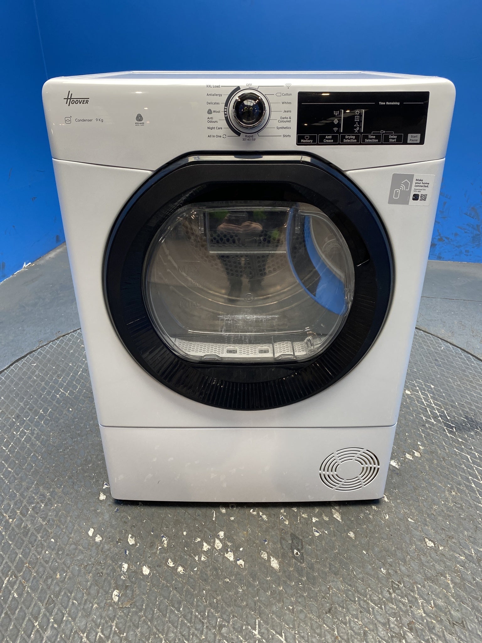 Hoover H-DRY 350 HREC9TBE-80 9kg Condenser Tumble Dryer