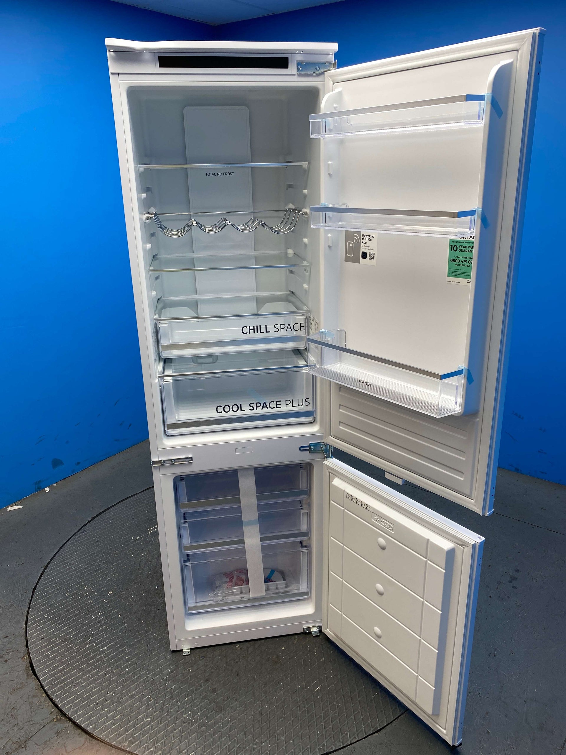 Candy CBBMT18EK Integrated 244 Litre Smart Fridge Freezer