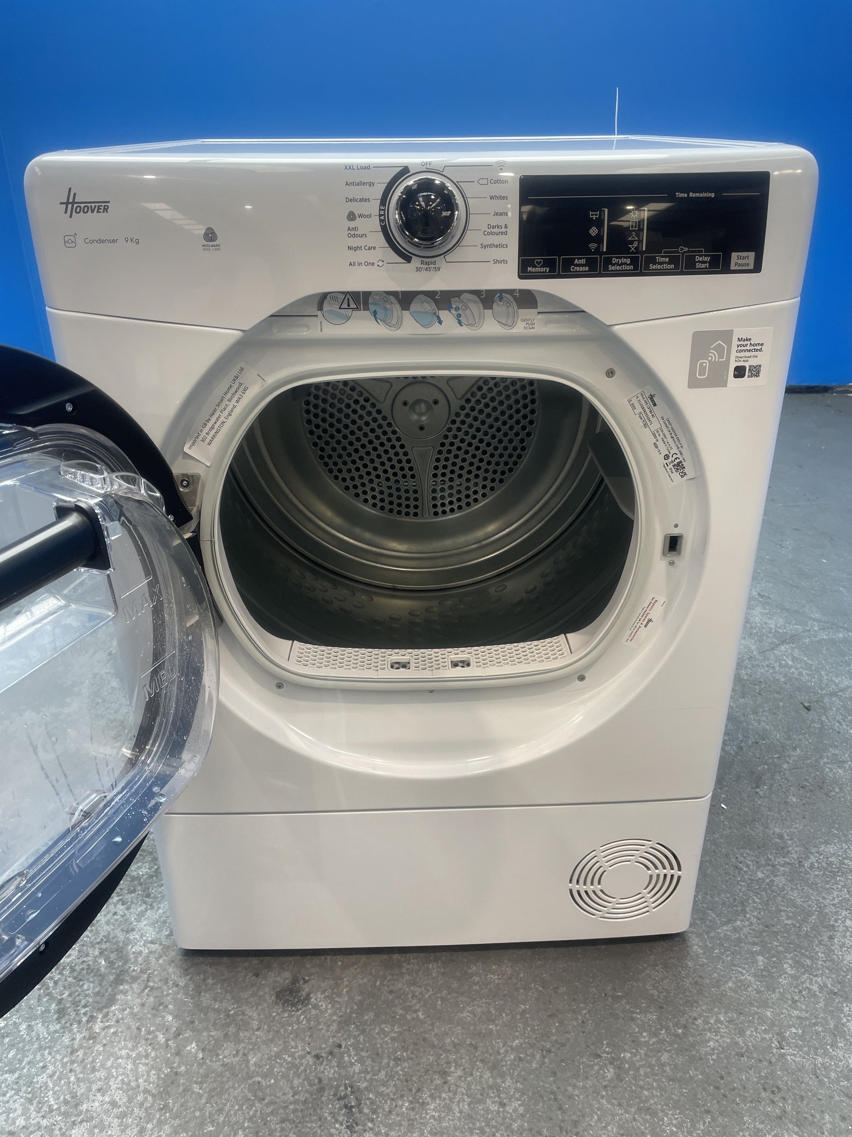 #GRC-152-235 - Hoover H-DRY 350 HREC9TBE-80 9kg Condenser Tumble Dryer