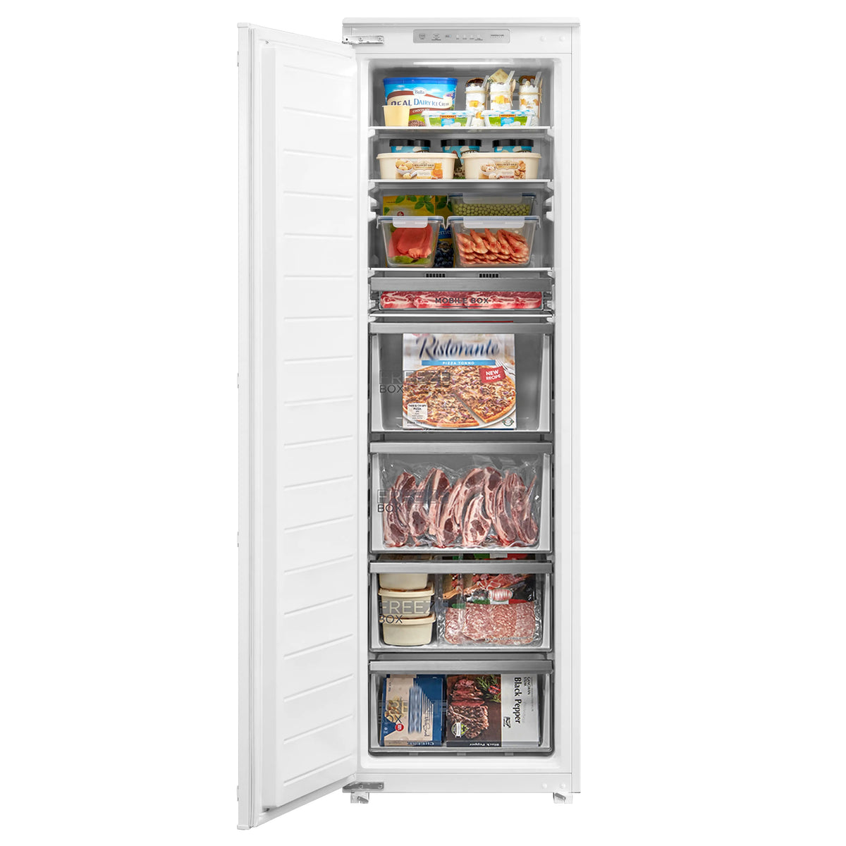 Midea MDRE306FGE01D Integrated 212L Total No Frost Tall Freezer – Renew 2 U