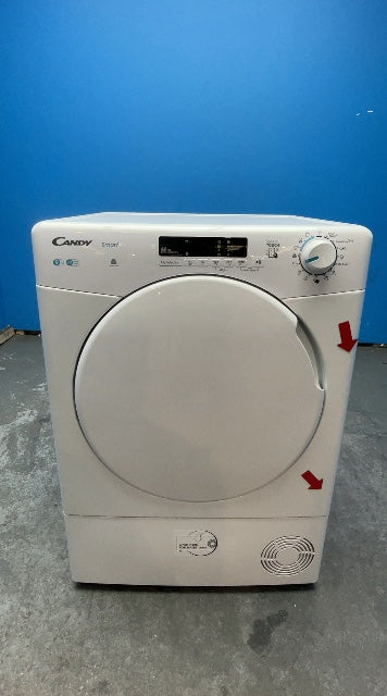 #GRC-162-977 - Candy Smart 9kg Condenser Tumble Dryer – WiFi Connected, White, G Energy Rating