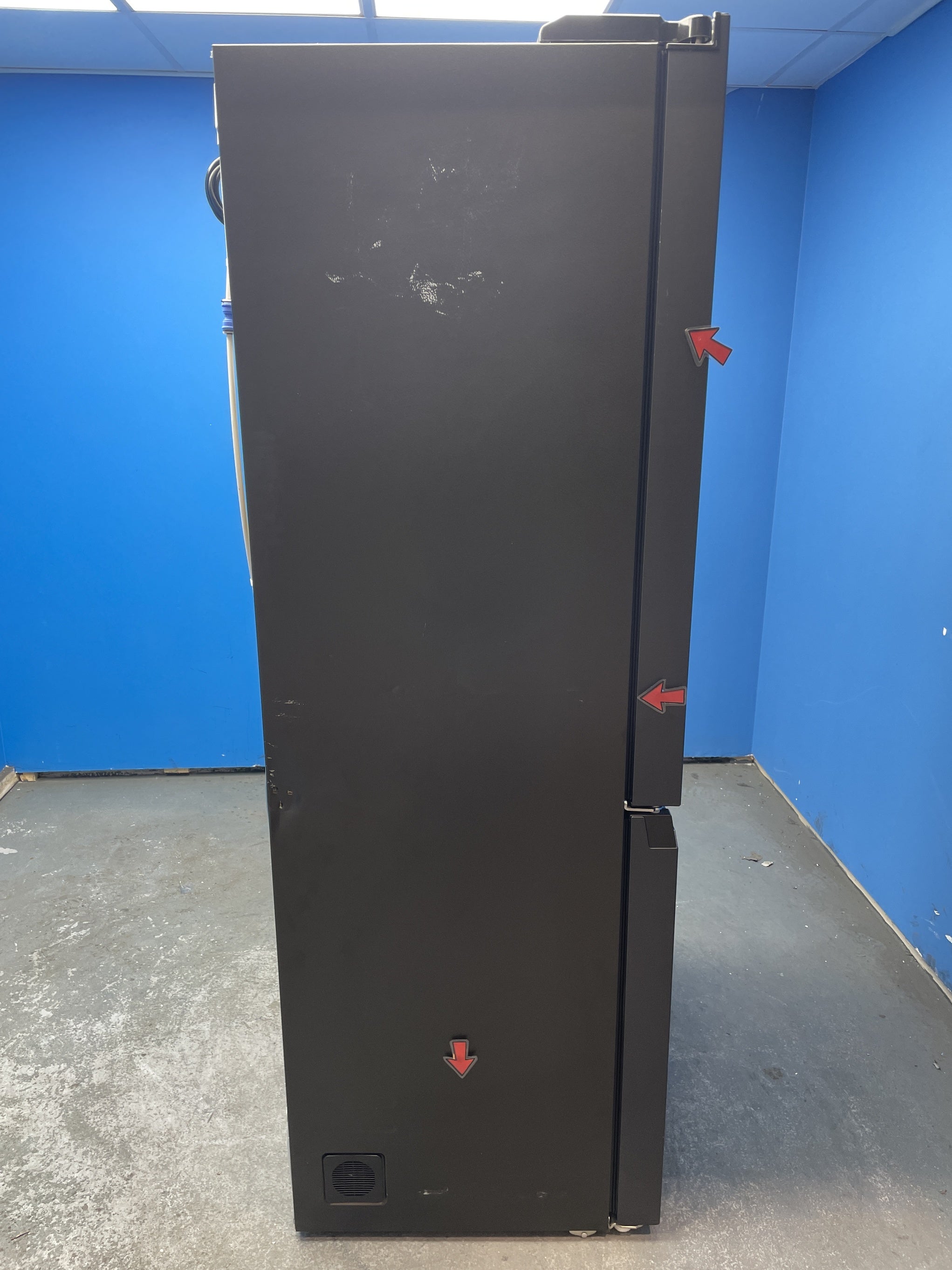 #GRC-153-577 - Haier HCR5919EHMB 528 Litre American Style Fridge Freezer