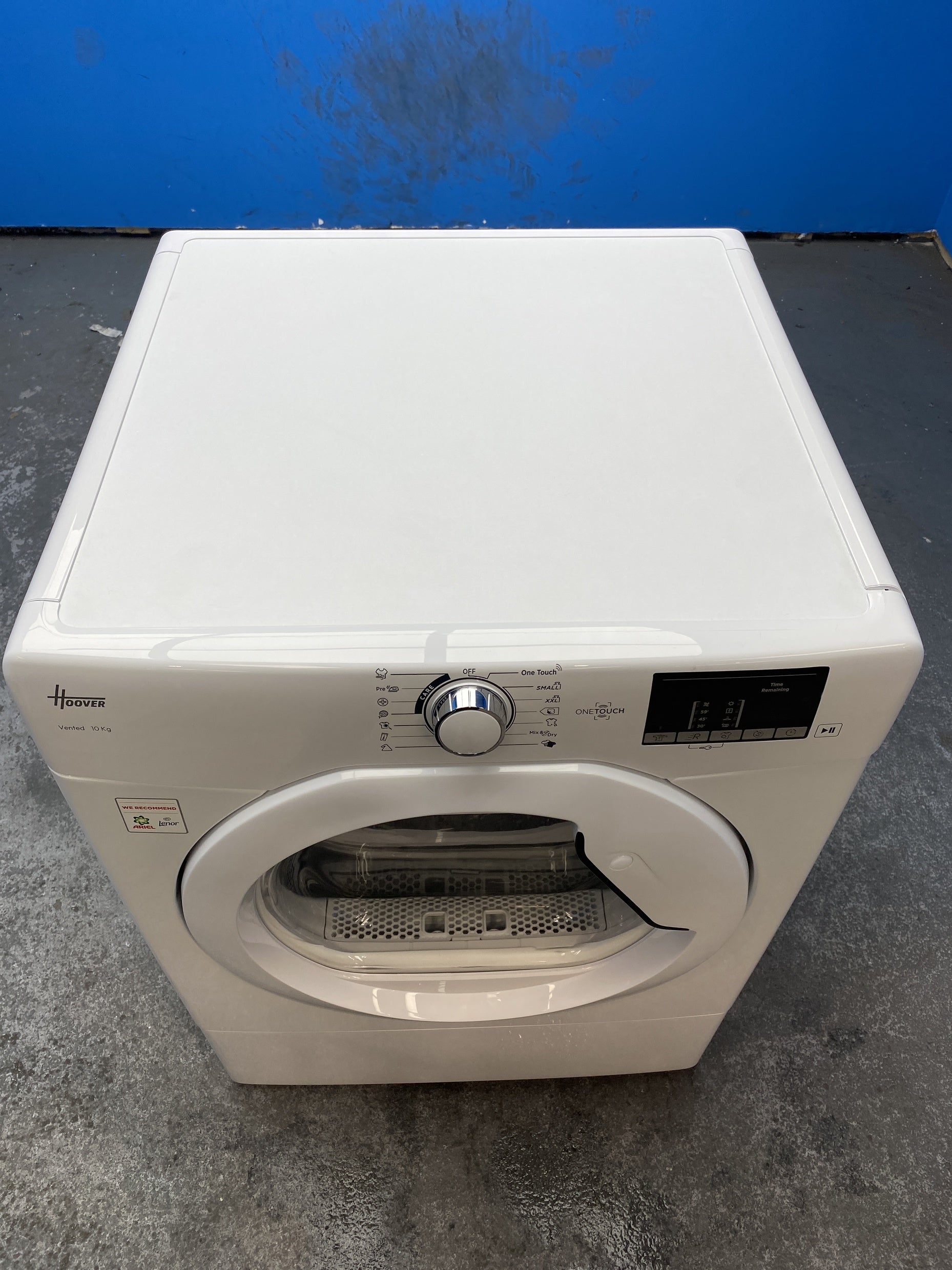 #GRC-160-062 - Hoover HLE V10DG-80 10kg Vented Tumble Dryer