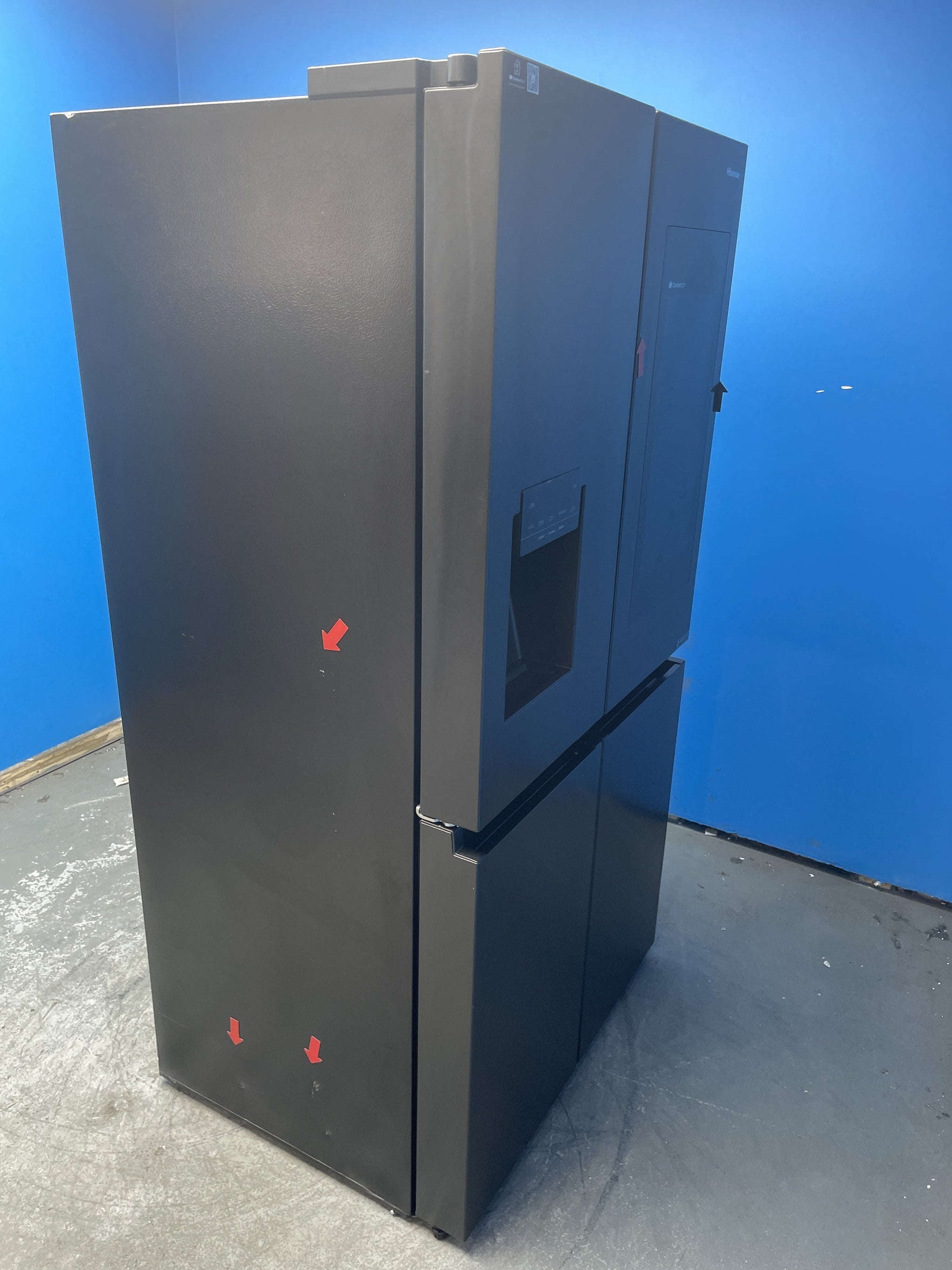 #GRC-157-497 - Hisense PureFlat RQ760N4IFE American Style Fridge Freezer