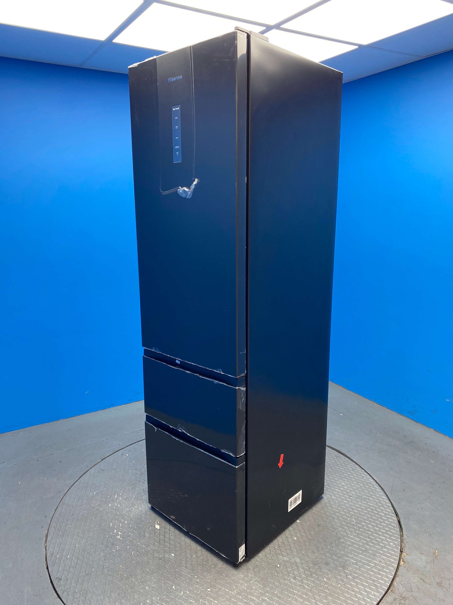 3 Door Fridge Freezer 70/30 D Energy Black