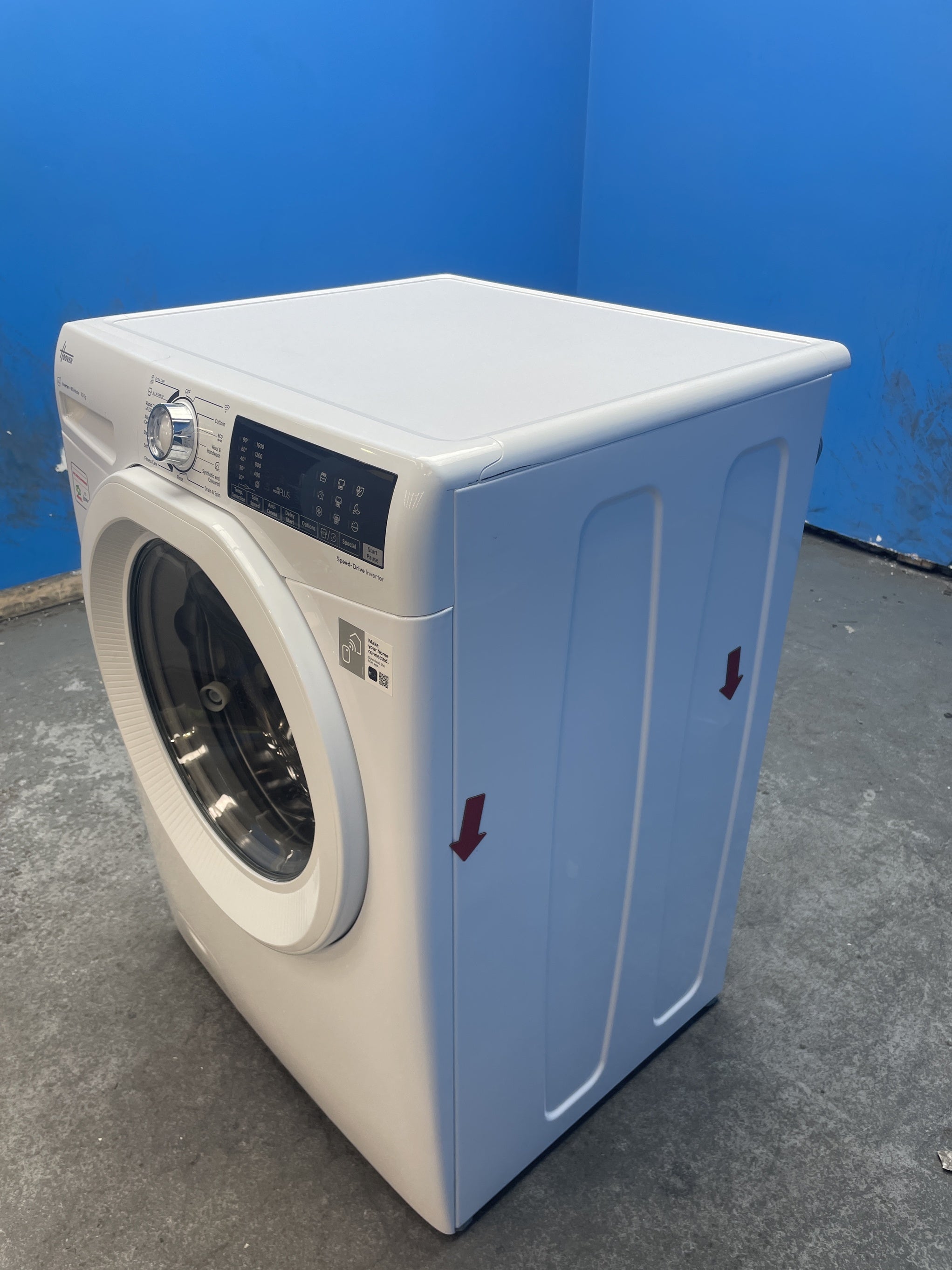 #GRC-160-223 - Hoover H-WASH 350 H3WPS6106TAM6-80 10kg 1600rpm Washing Machine