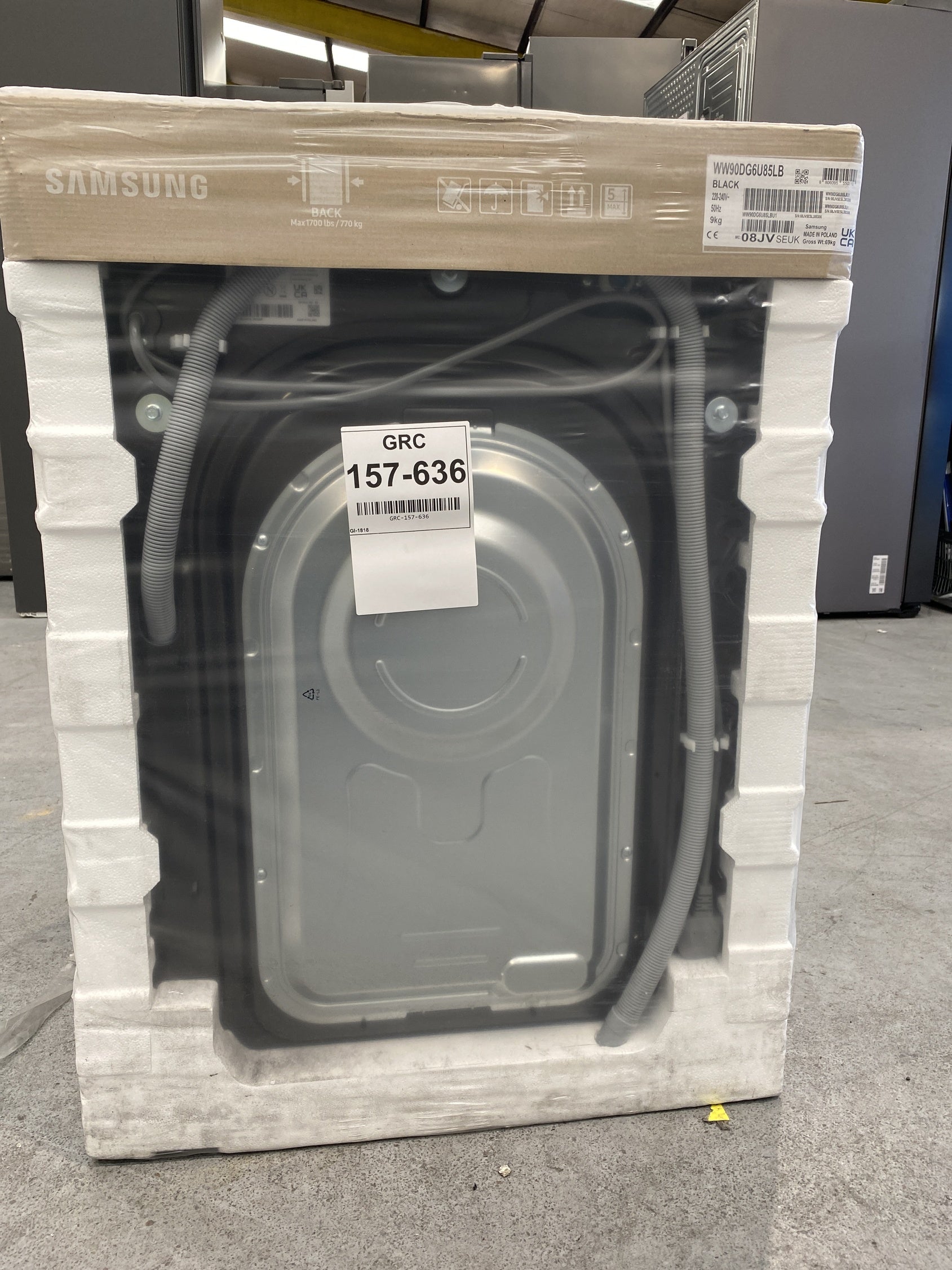 #GRC-157-636 - Samsung Series 6 AI Energy WW90DG6U85LB 9kg 1400rpm Washing Machine