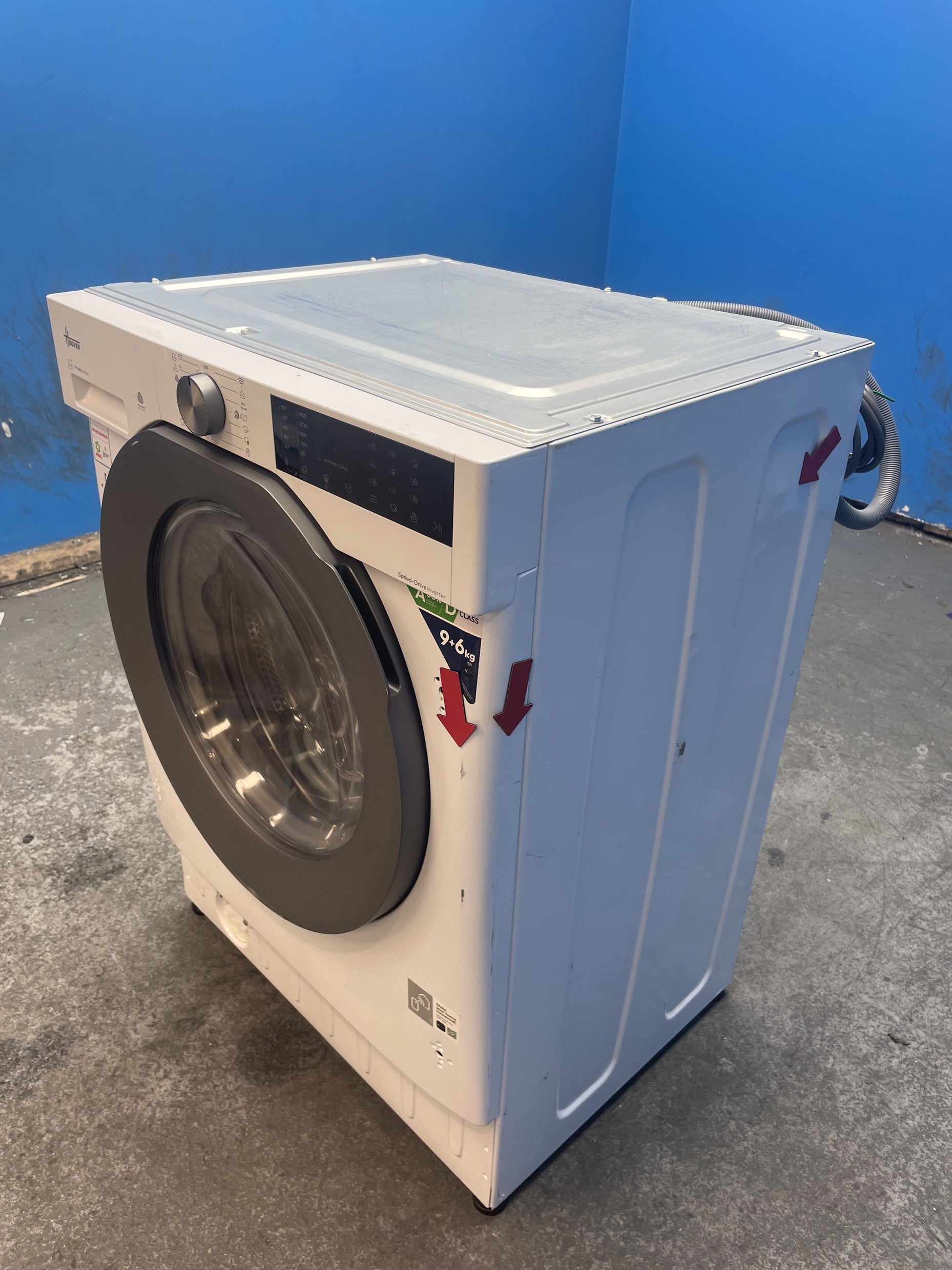#GRC-159-195 - Hoover BH4S696M6DR9B-80 Built-in 9kg/6kg 1600rpm Washer Dryer