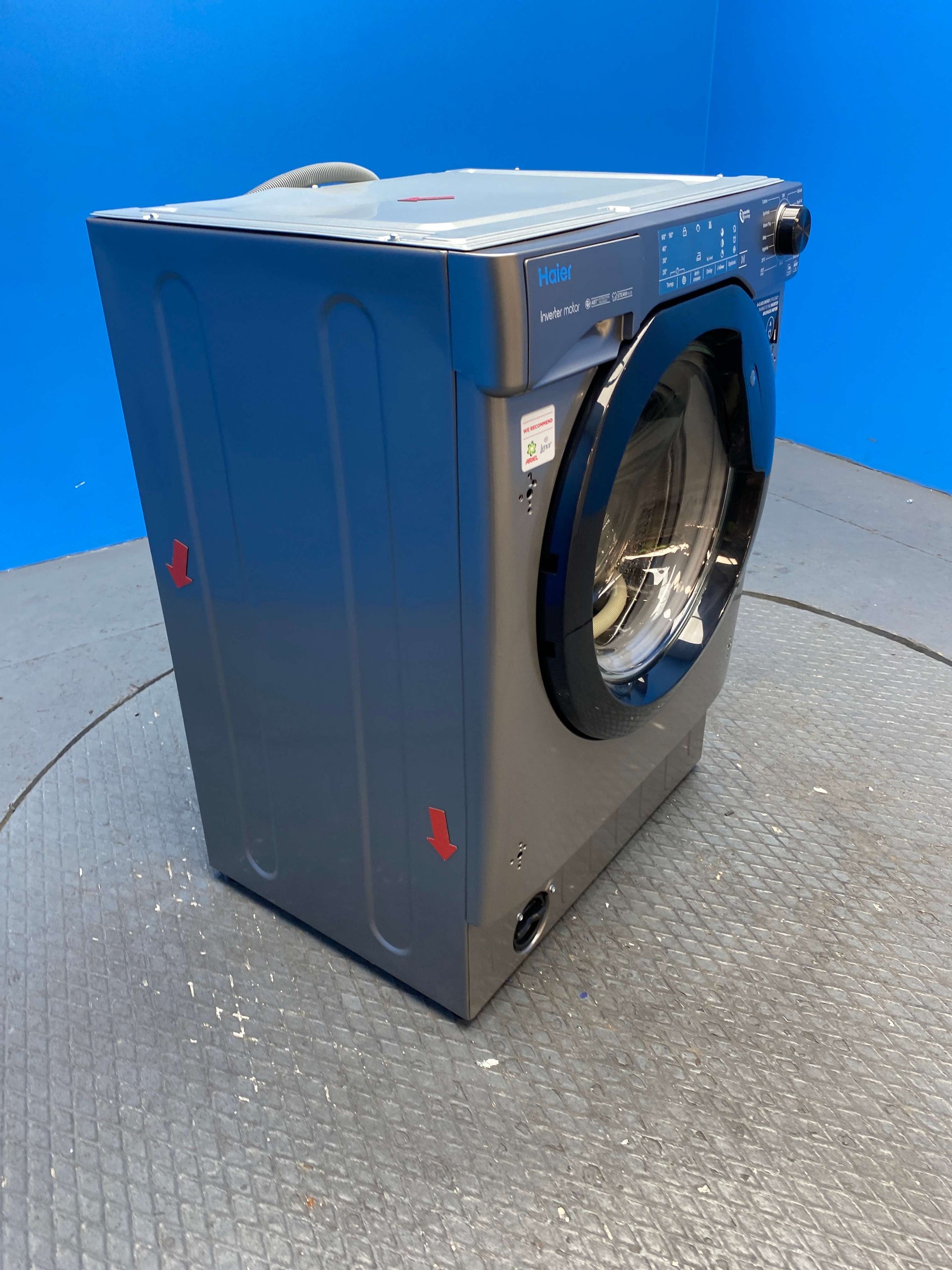 Haier HWQ90B416FWBR Series 4 Integrated 9kg 1600 Spin Washing Machine