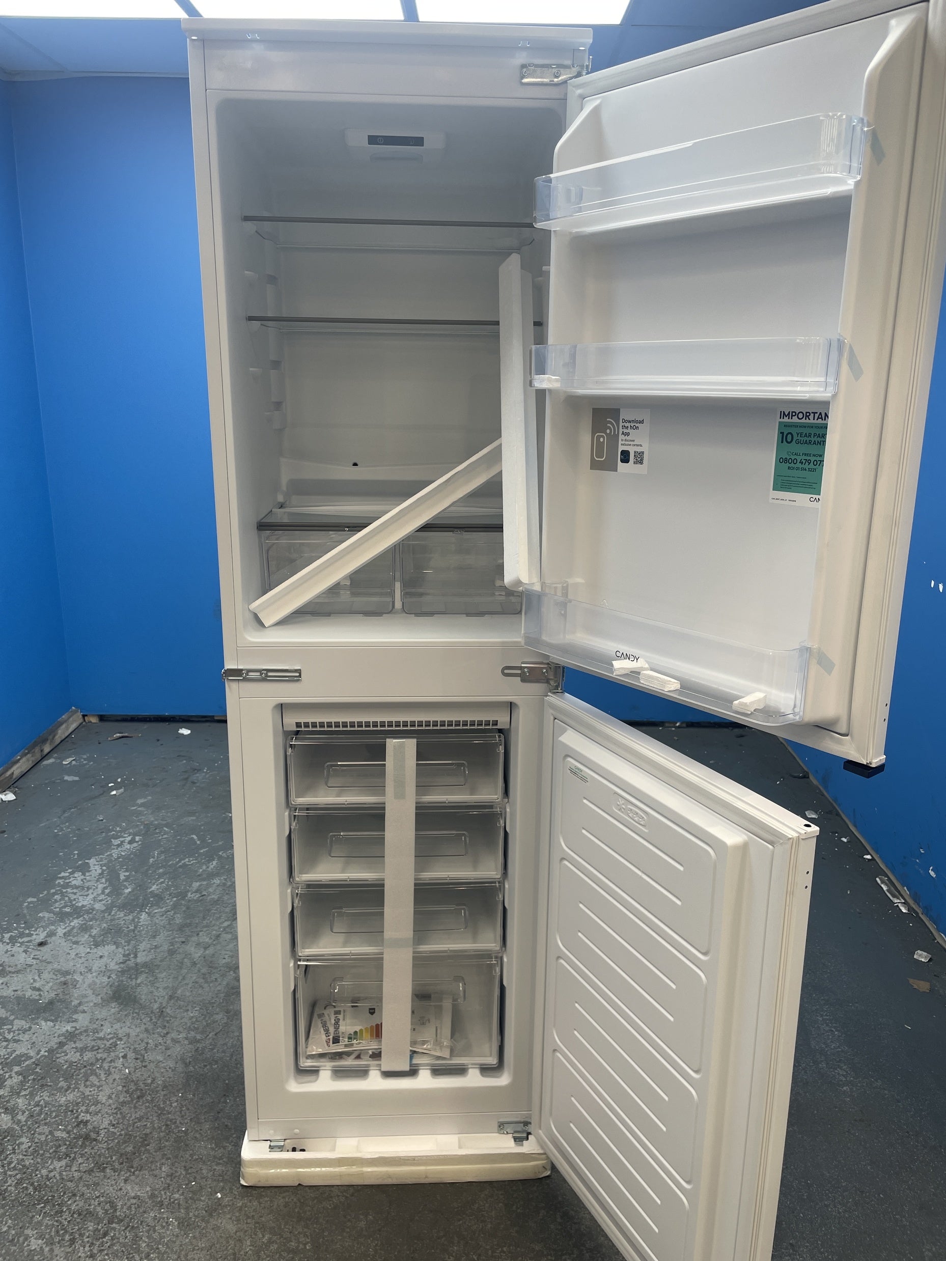 #GRC-159-061 - Candy CB50N518EK 228 Litre Combi Fridge Freezer