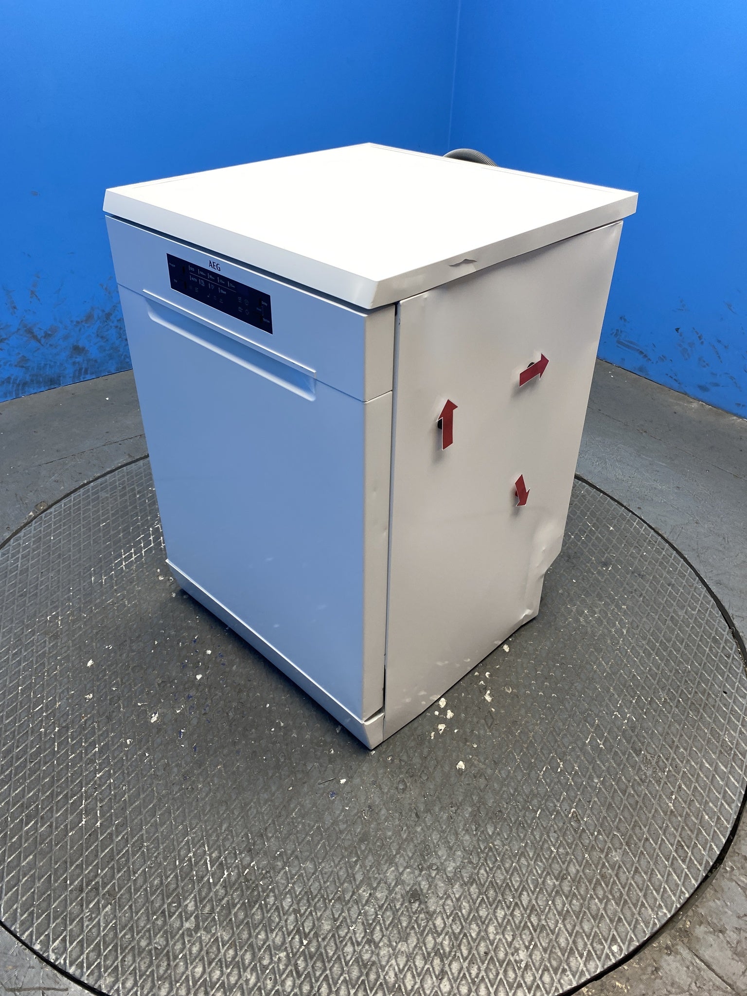 AEG FFB73727PW 60cm AirDry 15 Place GlassCare Dishwasher