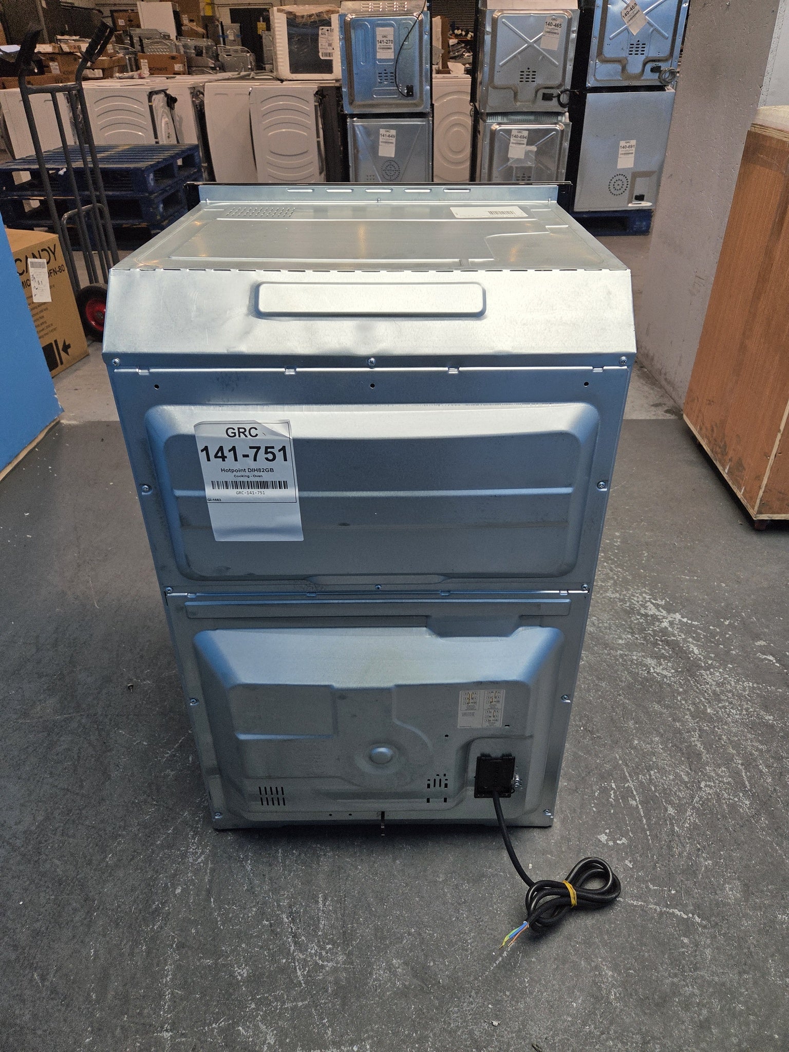 Hotpoint DIH82GB Black 60cm Built-In Electric Double Oven