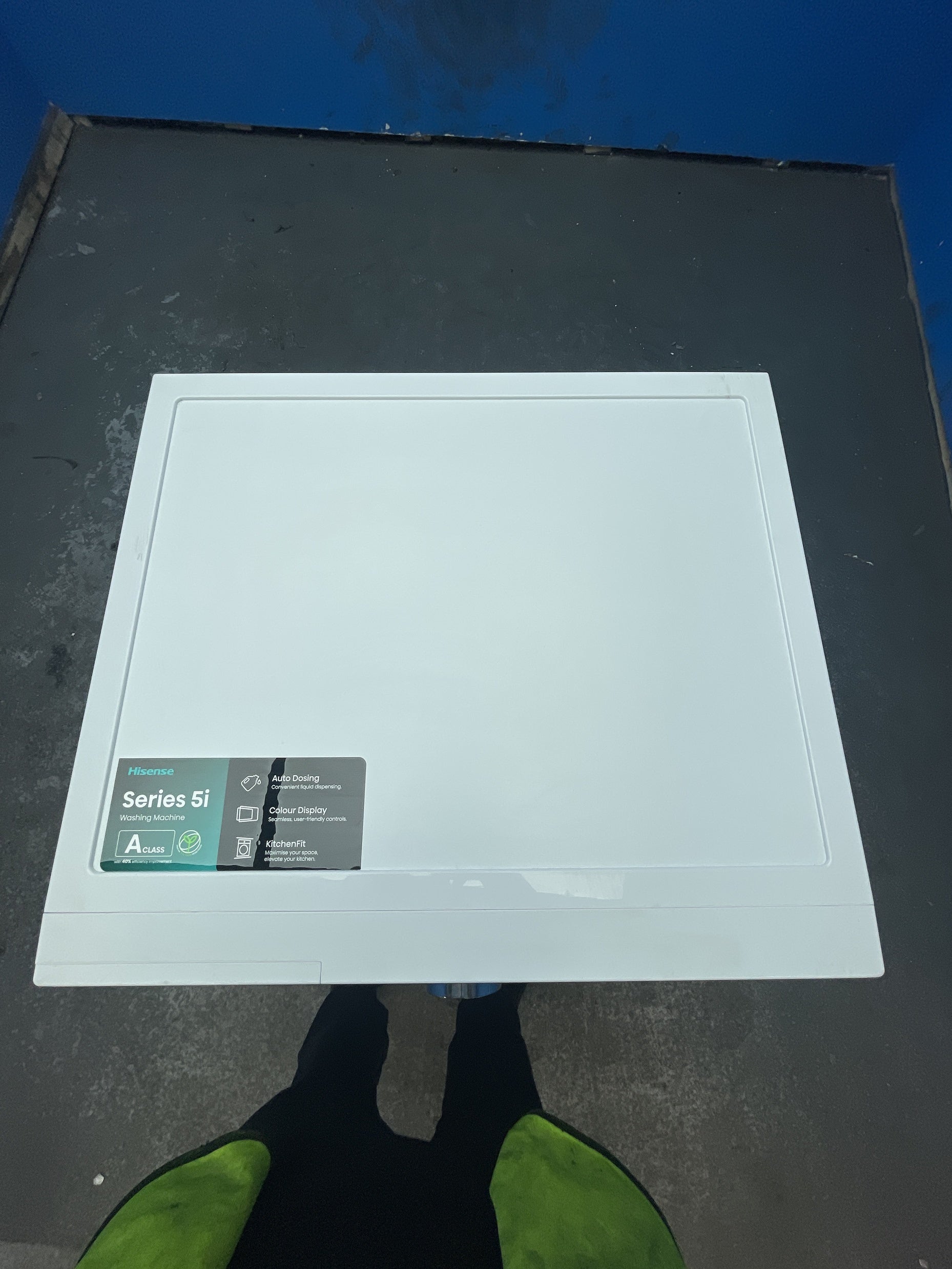 #GRC-163-178 - Hisense WF5I1045BWQ KitchenFit 5i 10.5 kg WiFi Washing Machine