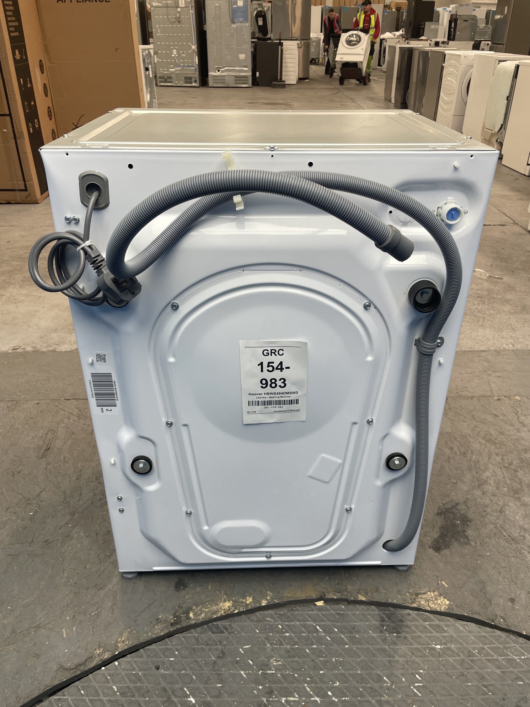 #GRC-154-983 - Hoover HBWS 494DMSW5-80 Integrated 9kg 1400rpm Washing Machine
