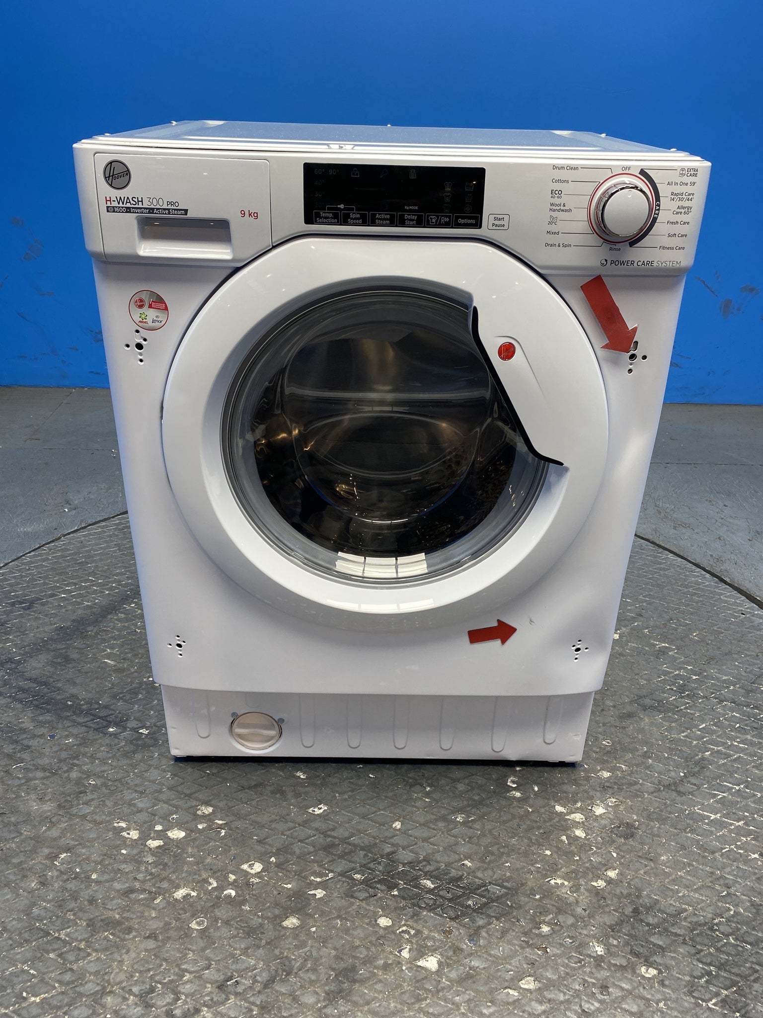 Hoover HBWOS69TAME 9kg 1600 Spin Built In Washing Machine