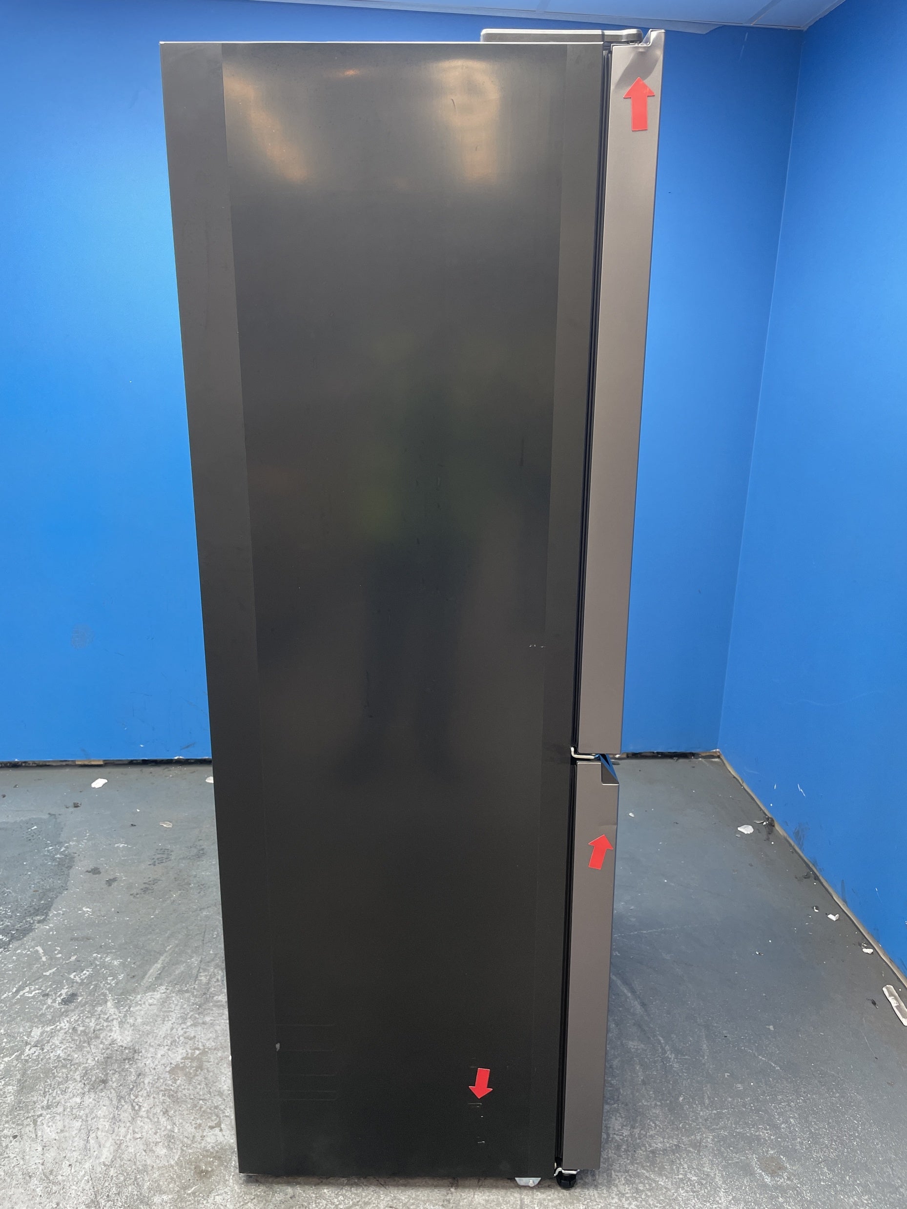 #GRC-158-486 - Hoover H-FRIDGE 700 HHCR3818EWPL 463 Litre American Style Fridge Freezer