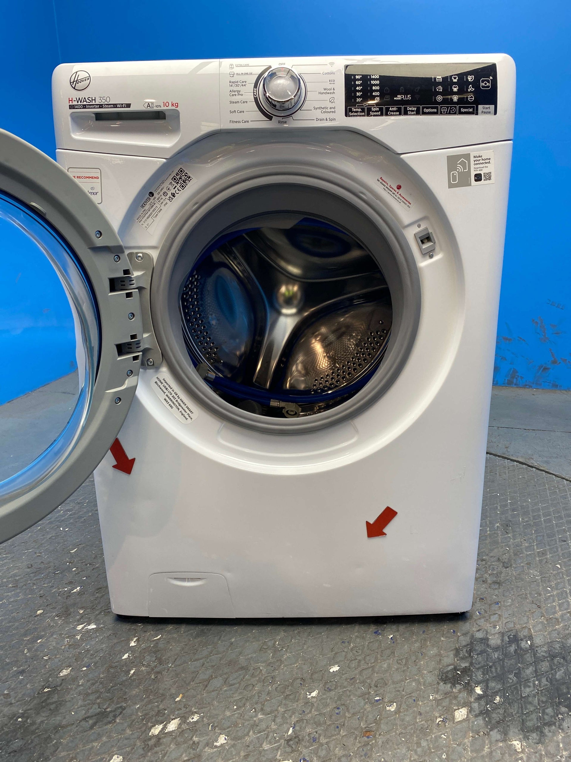Hoover H3WPS4106TMB6 10kg 1400 Spin Washing Machine