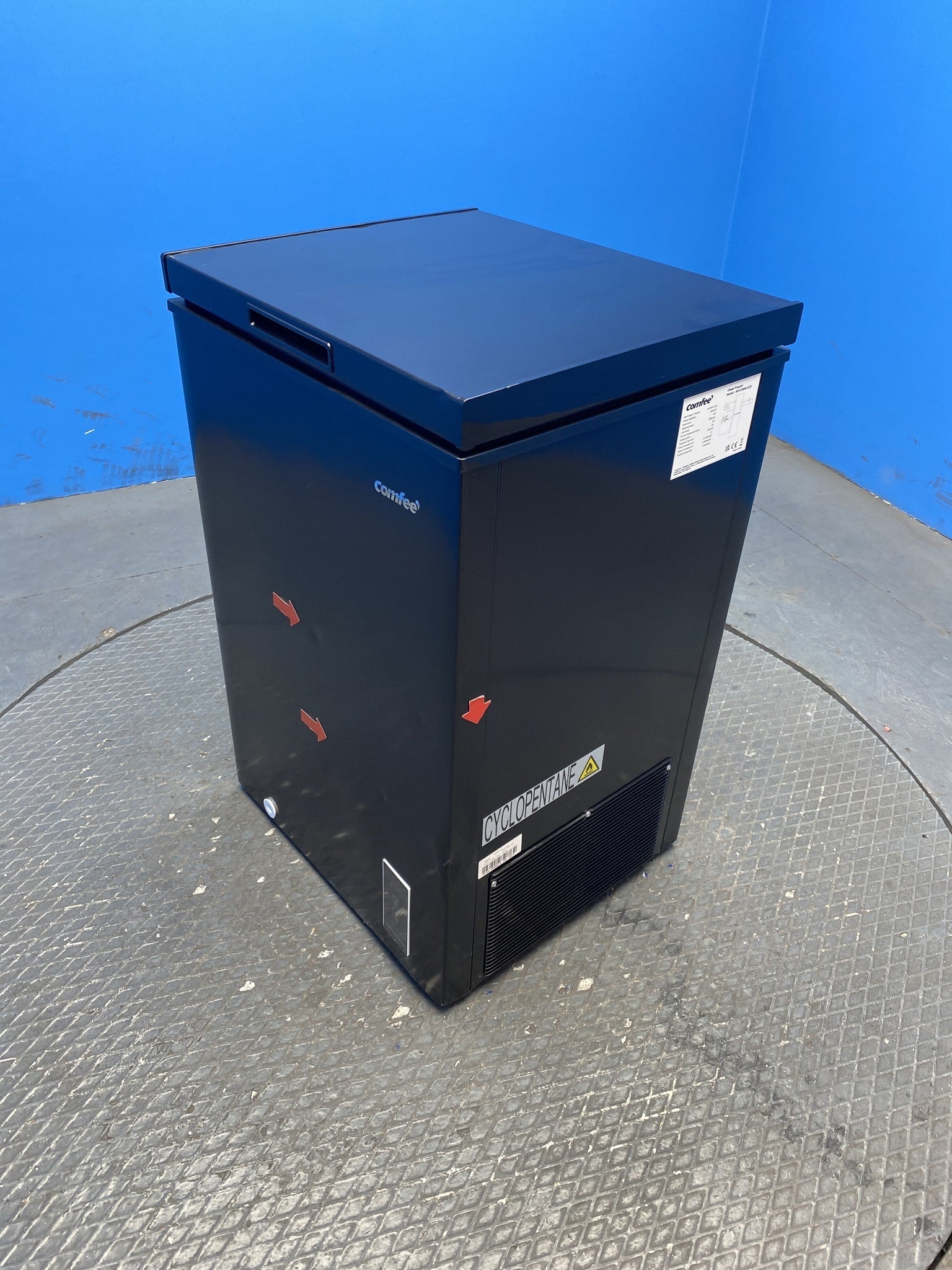 COMFEE' RCC100BL2 99L Freestanding Chest Freezer