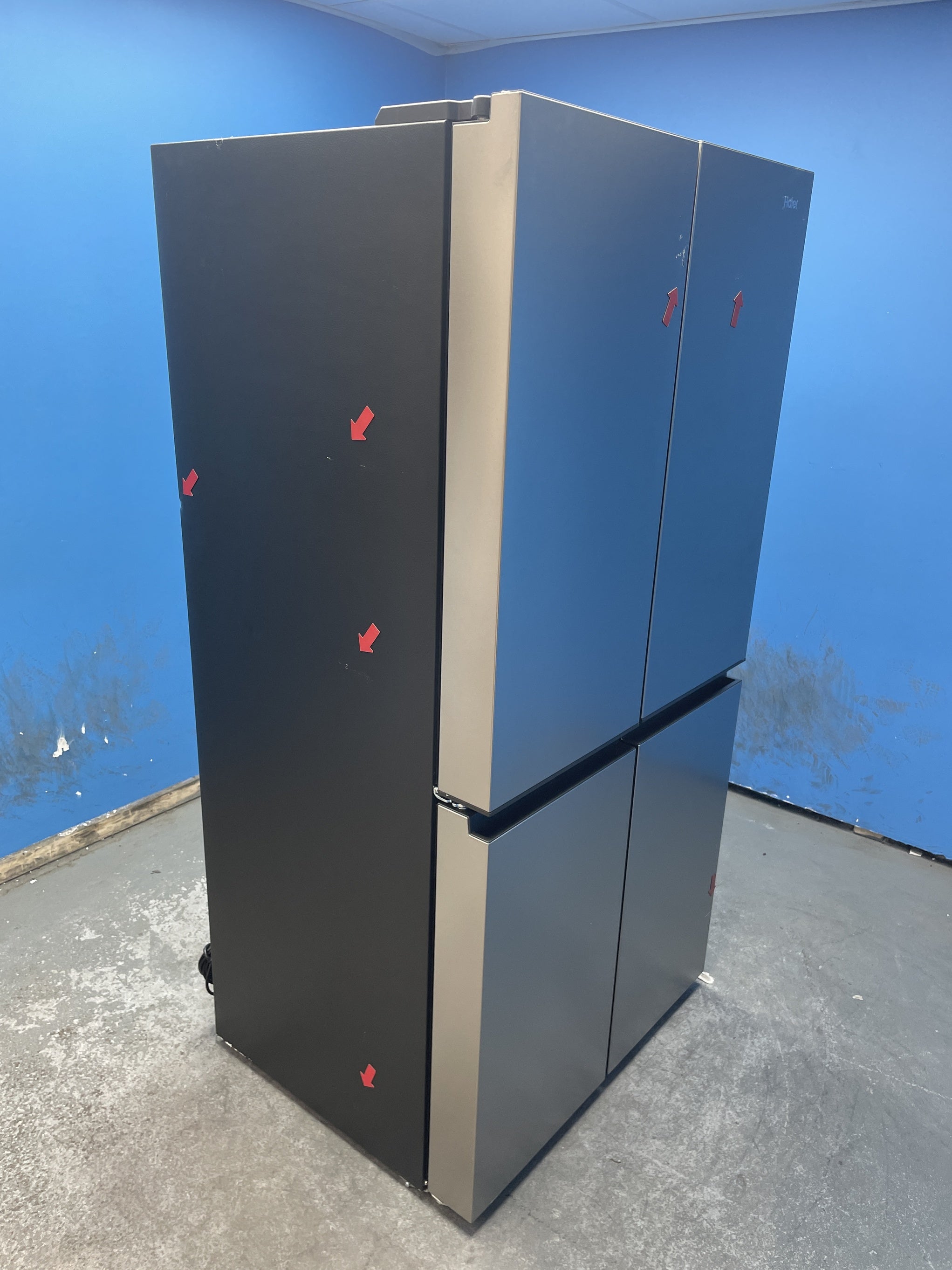 #GRC-159-913 - Haier Horizon Cube HCR59F18DNMM American Style Fridge Freezer
