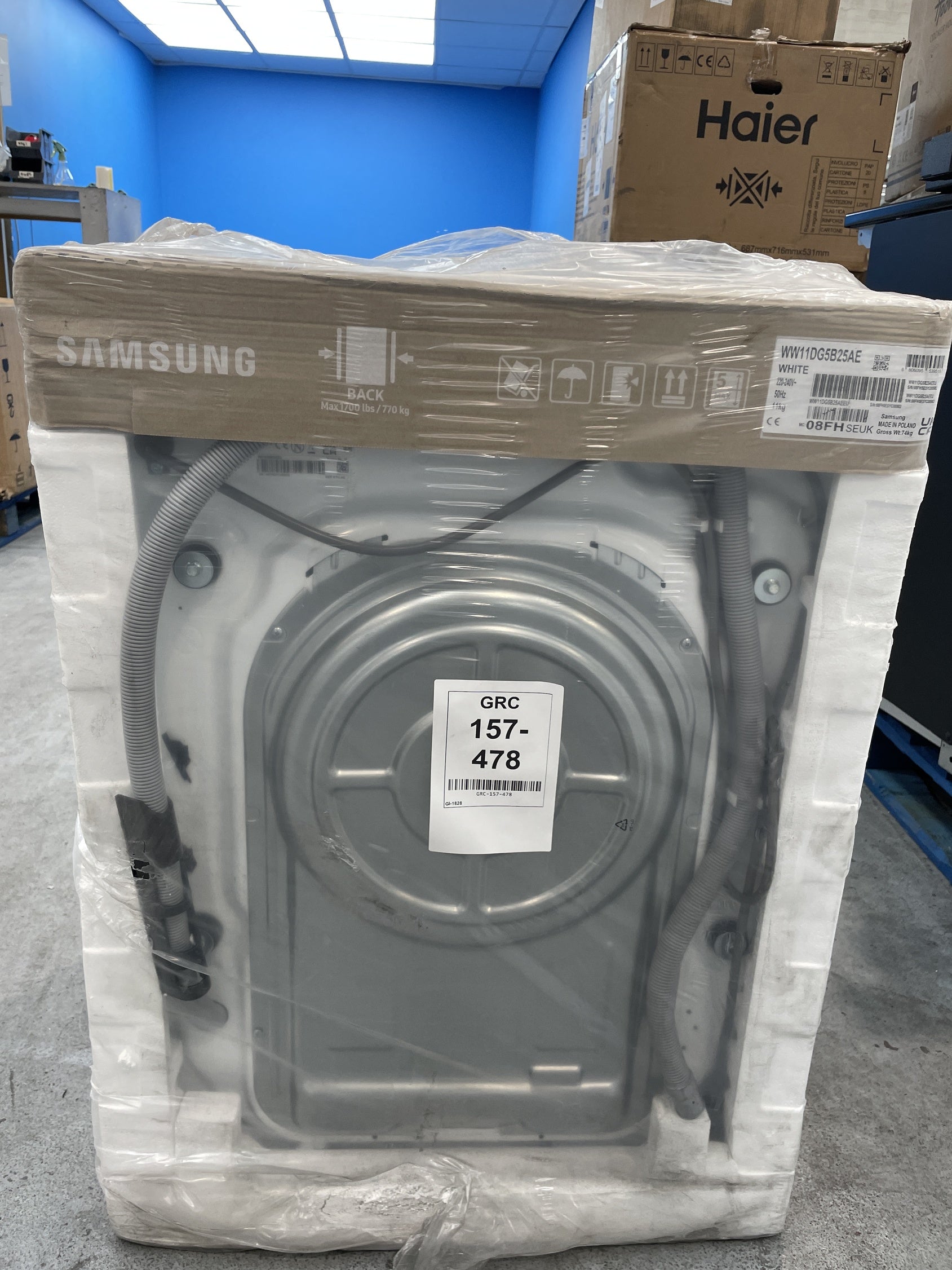 #GRC-157-478 - Samsung Series 5 AI Energy WW11DG5B25AE/EU 11kg 1400rpm Washing Machine