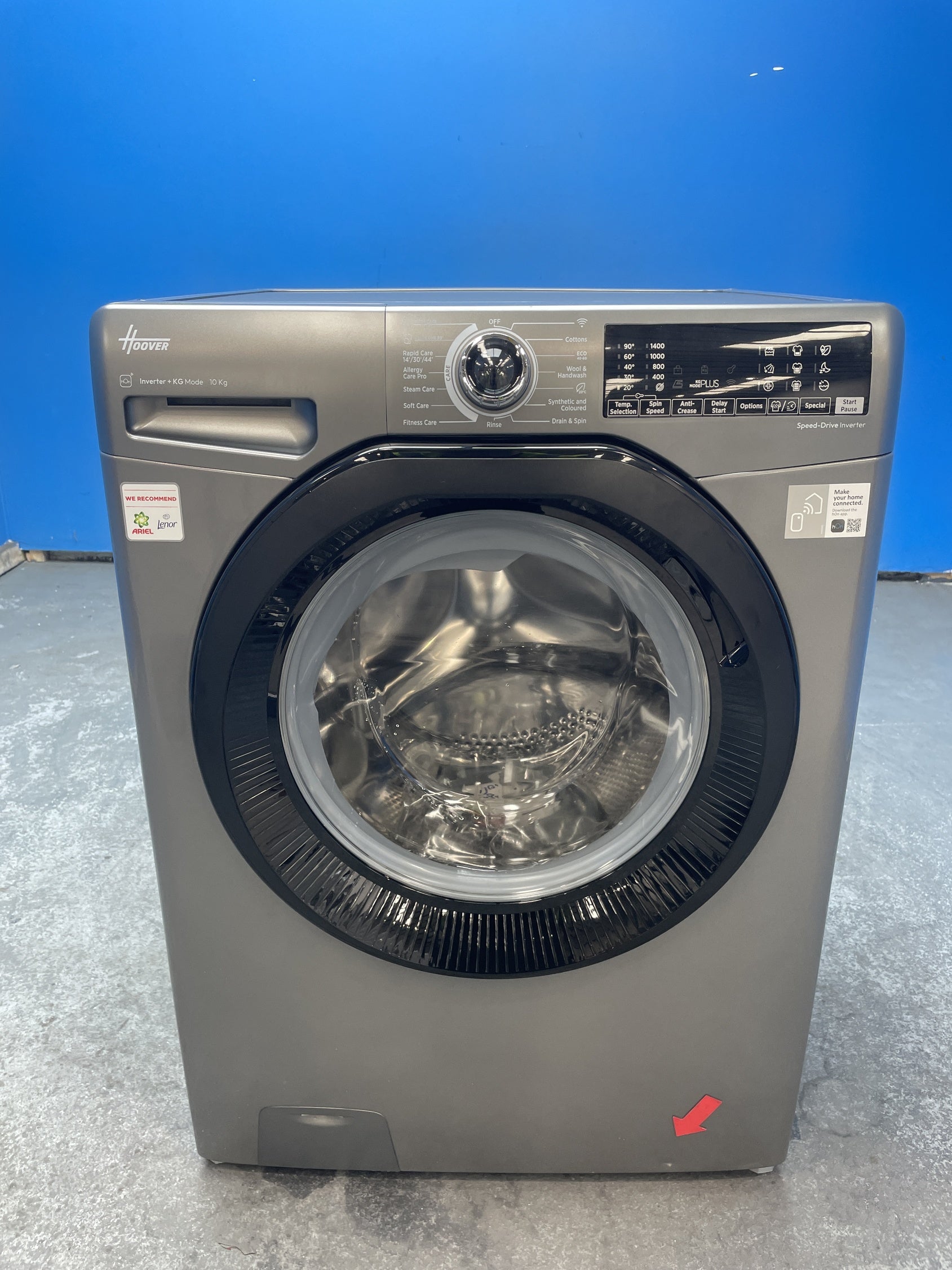 #GRC-163-122 - Hoover H3B13WPS4106TAMBR 10kg 1400 Spin Washing Machine