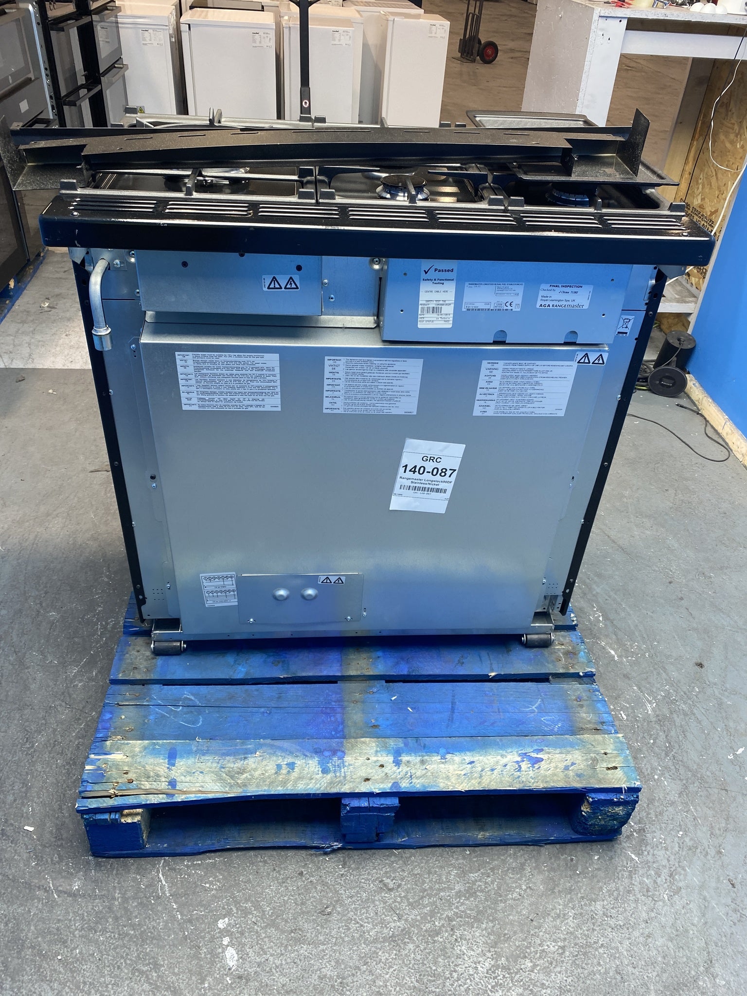 Rangemaster LSK90EISS/C Longstock 90 Induction Range Cooker