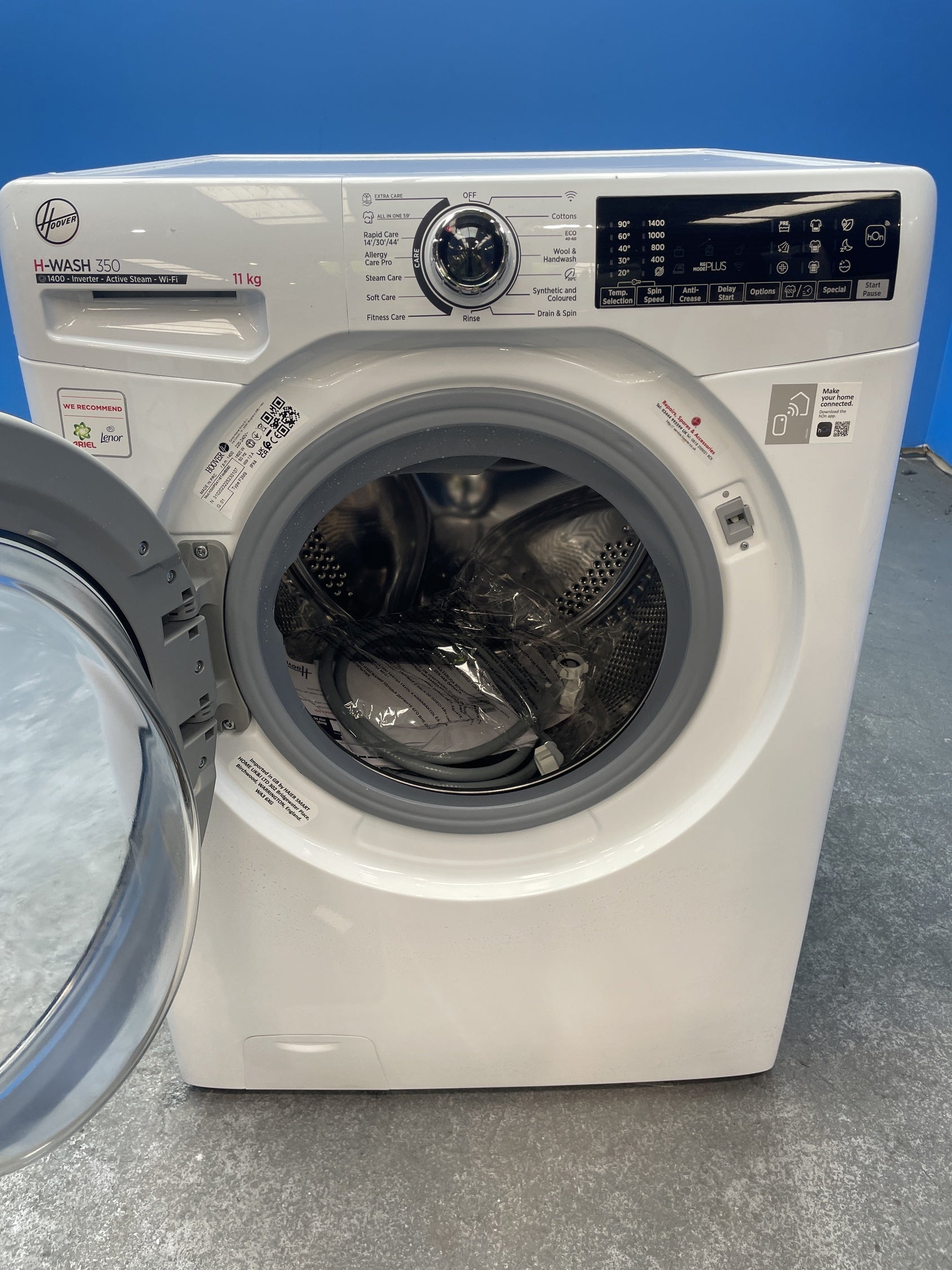 #GRC-157-375 - Hoover H3WPS4116TAMB5 11kg 1400 Spin Washing Machine
