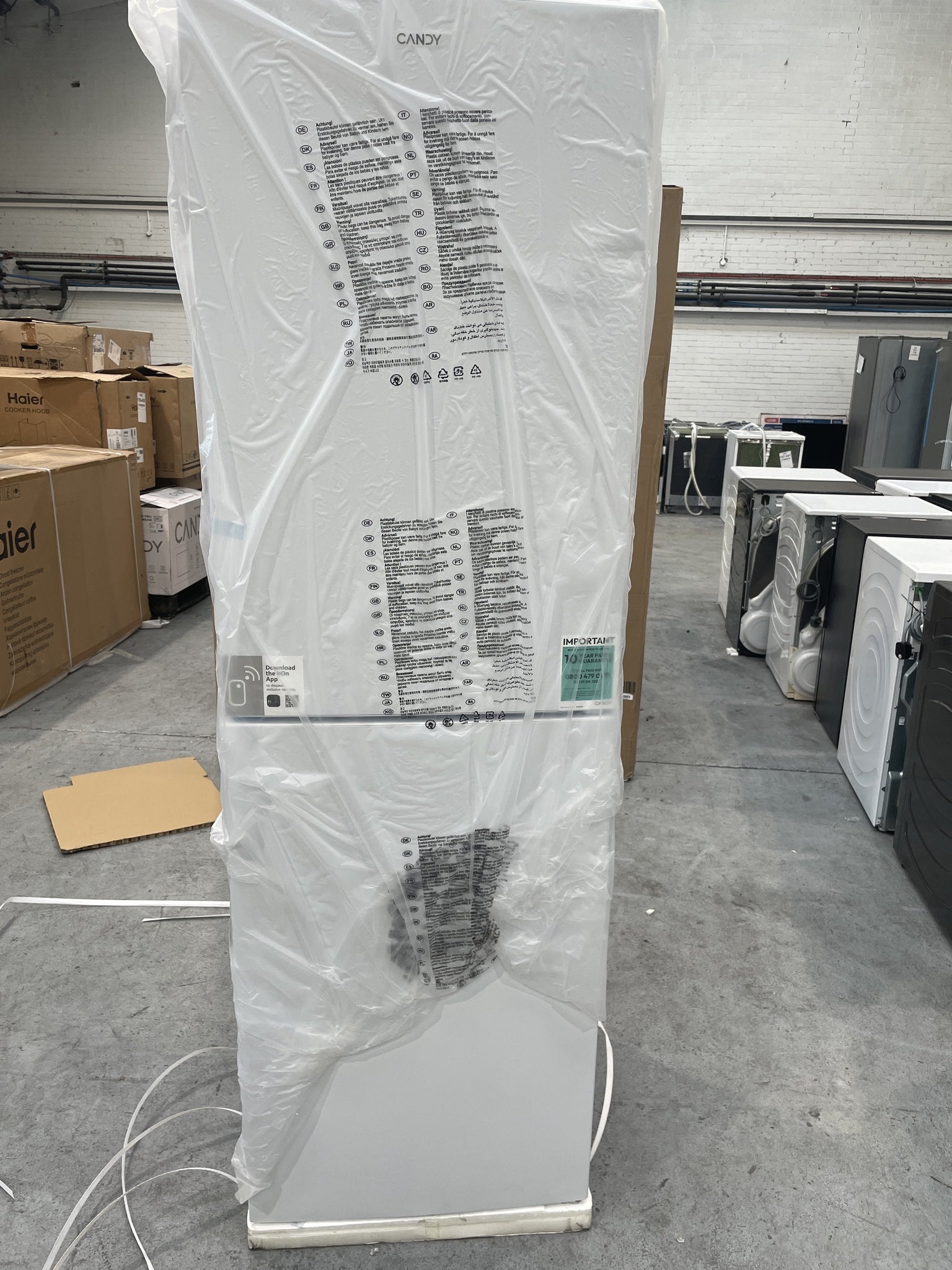 #GRC-157-857 - Candy CCT3L517EWK 252 Litre Combi Fridge Freezer