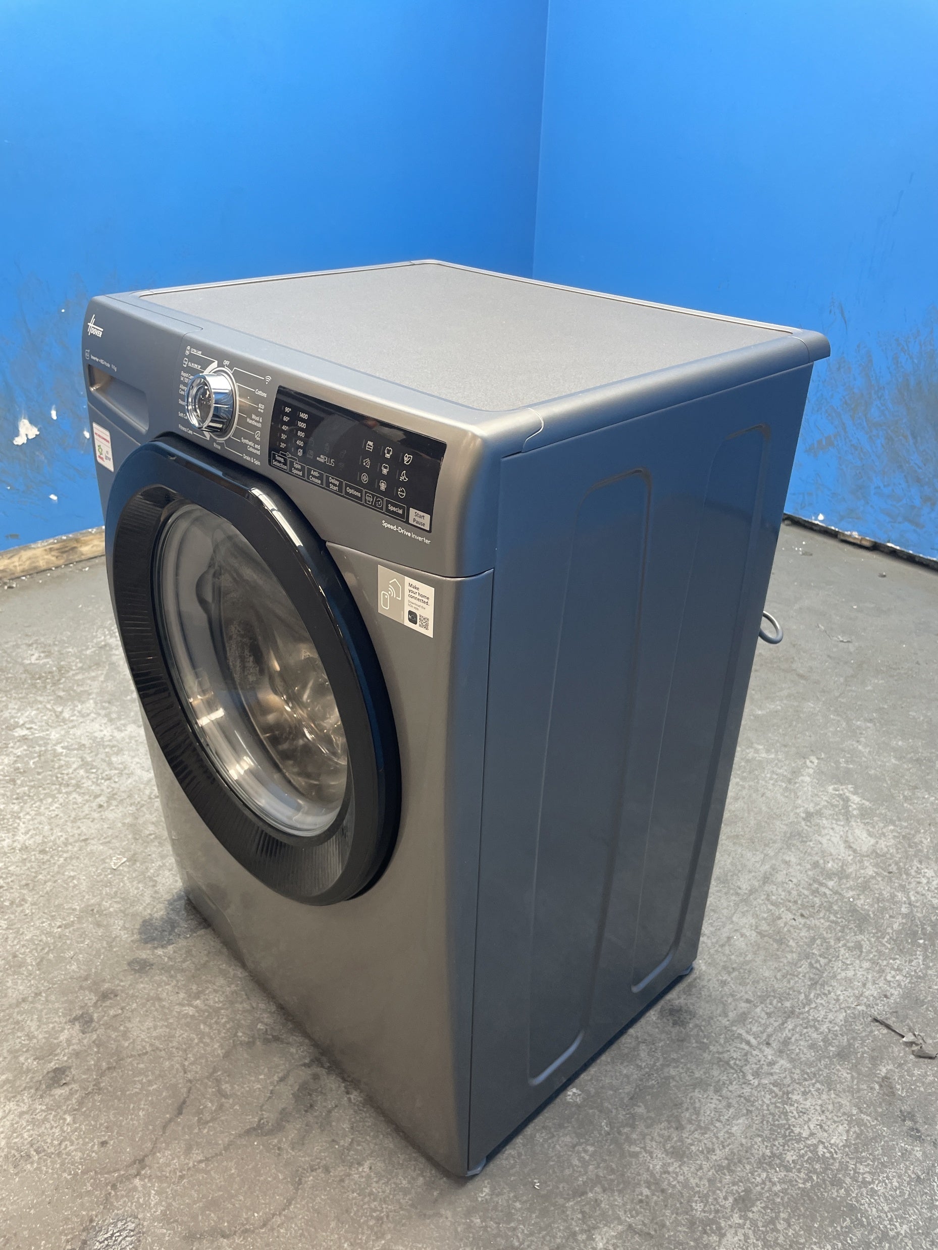 #GRC-163-141 - Hoover H3WPS496TAMBR680 9kg 1400 Spin Washing Machine